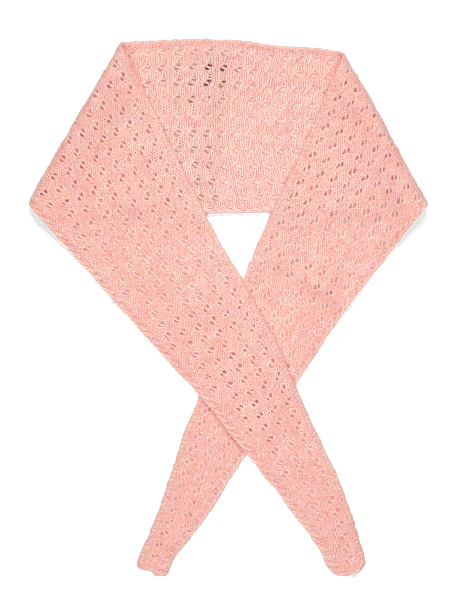 Kaffe - KAivy Knit Scarf - halstørklæder - chintz rose melange - 2