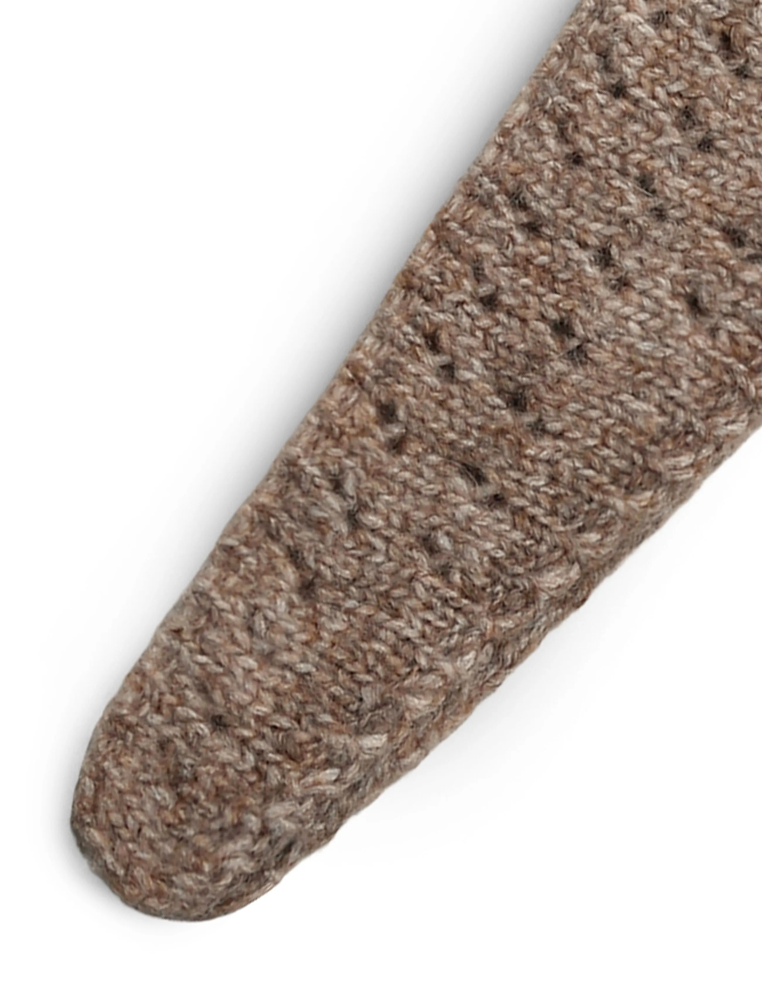 Kaffe - KAivy Knit Scarf - winter scarves - seal brown melange - 2
