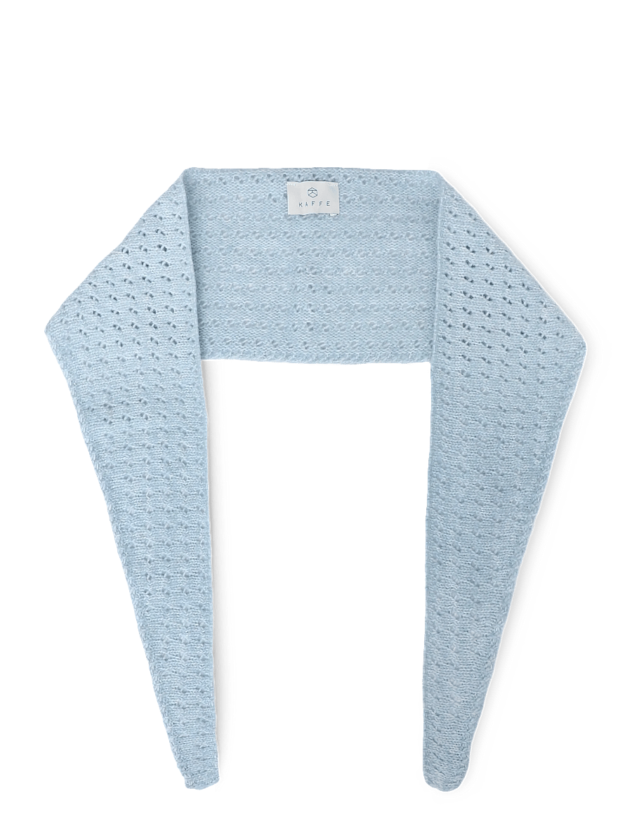 Kaffe - KAivy Knit Scarf - winter scarves - skyway melange - 0