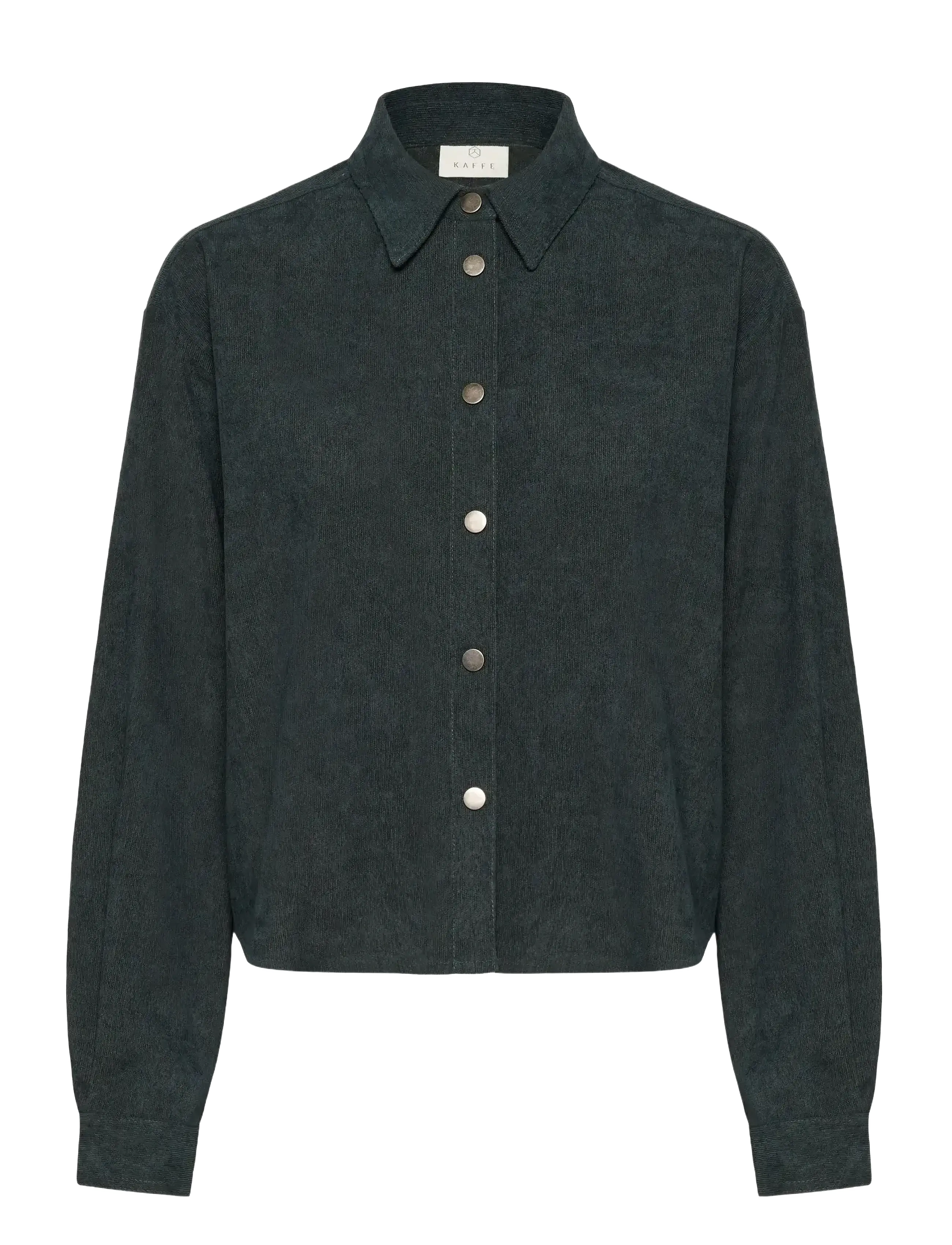 KAFFE Kavera Button Shirt Khaki - 44 - Damen