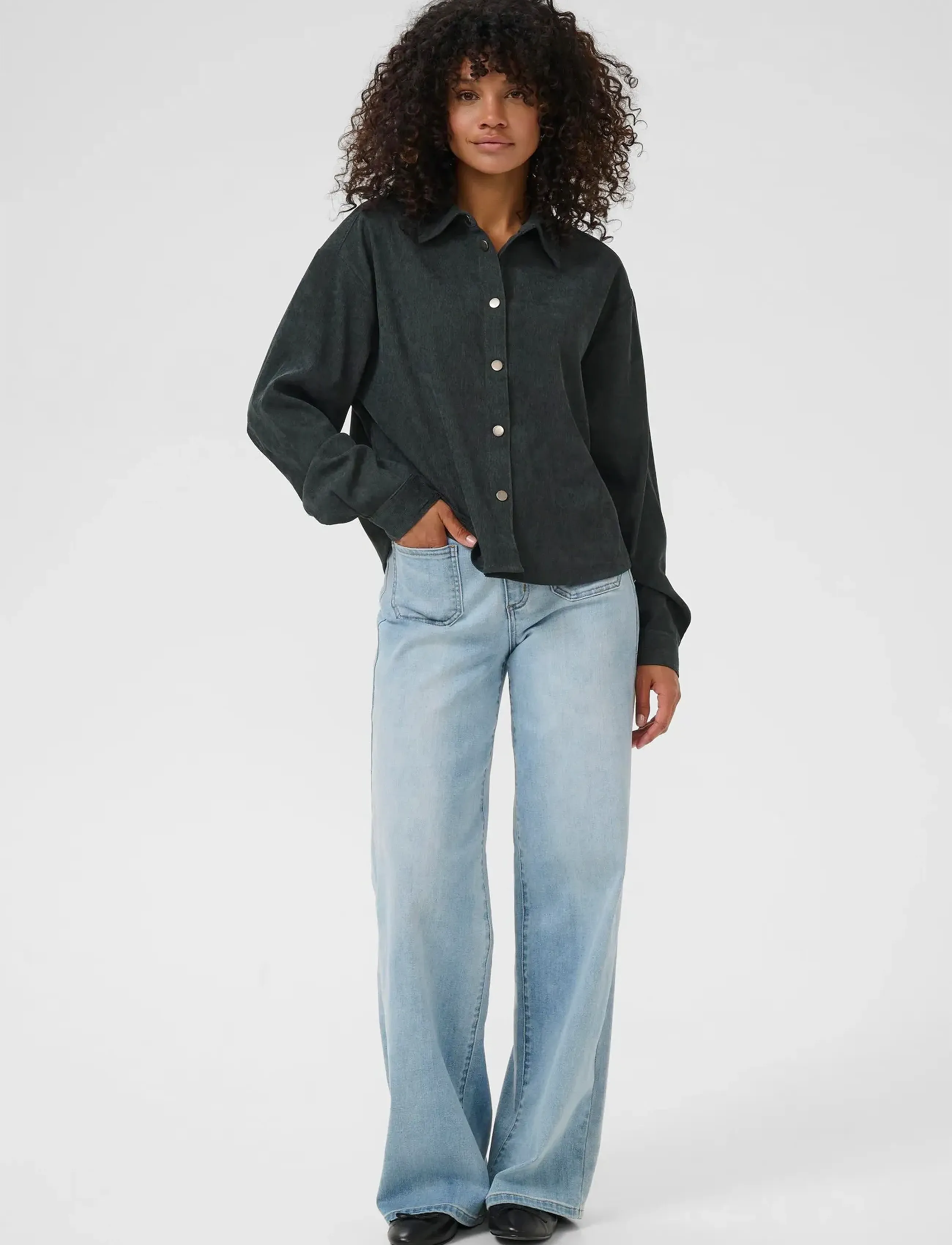Kaffe - KAvera Button Shirt - langärmlige hemden - jet set cc - 3