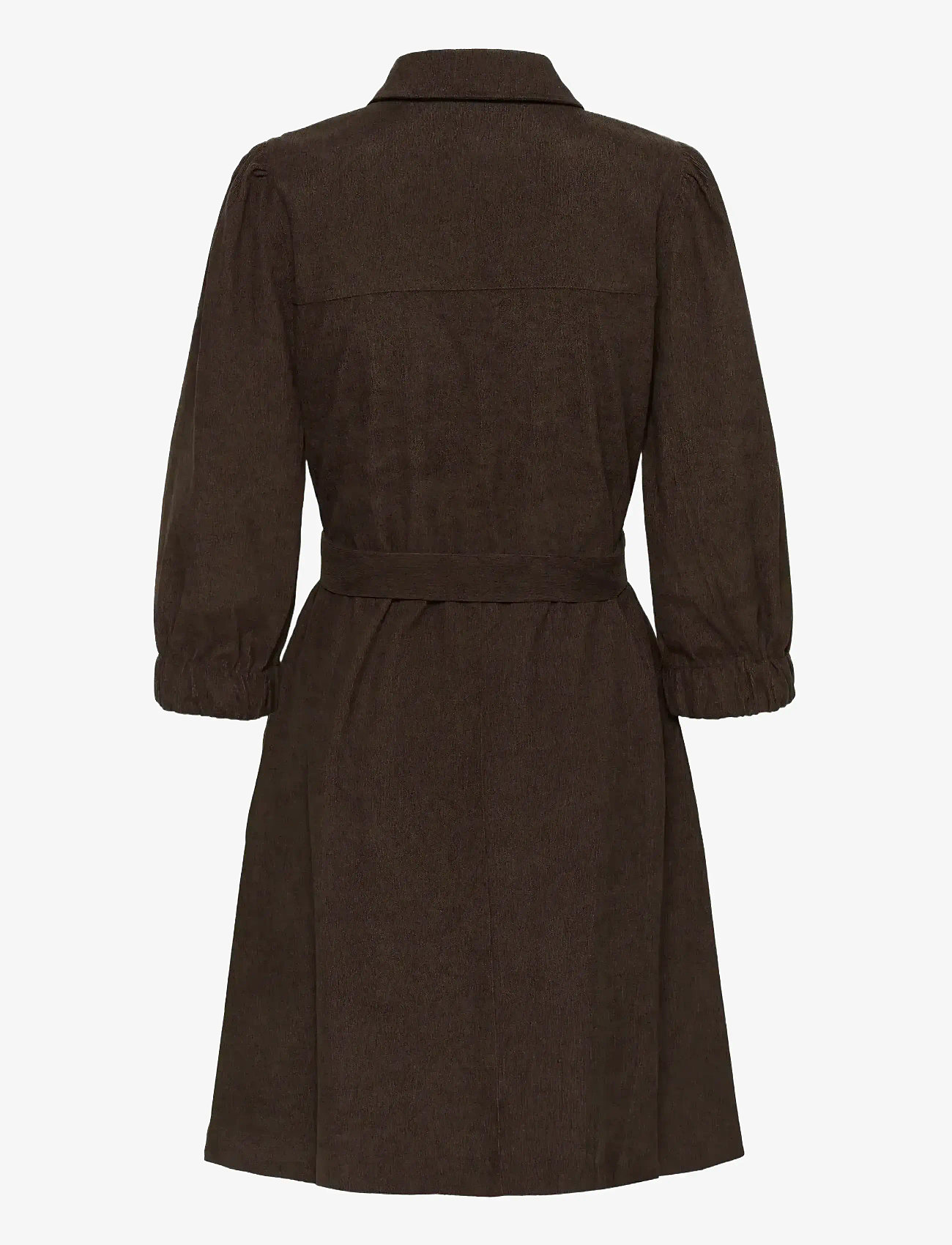 Kaffe - KAvera Dress - skjortekjoler - chocolate brown cc - 2