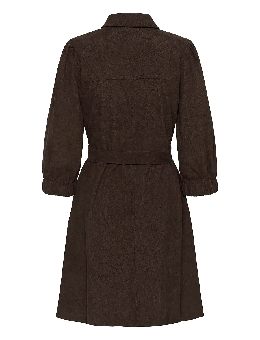 Kaffe - KAvera Dress - skjortekjoler - chocolate brown cc - 2