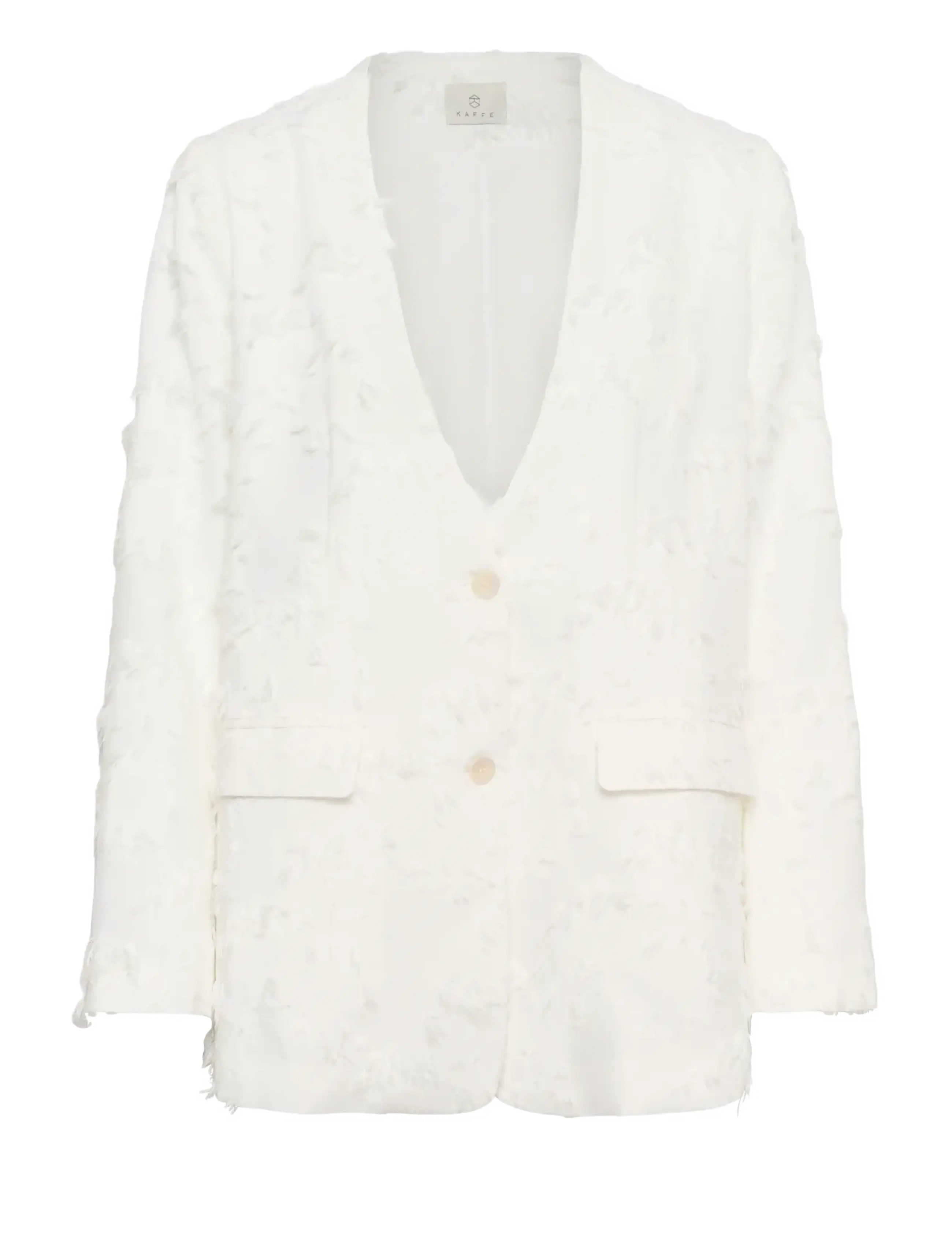 KAFFE Kalena Blazer Weiß - 42 - Damen