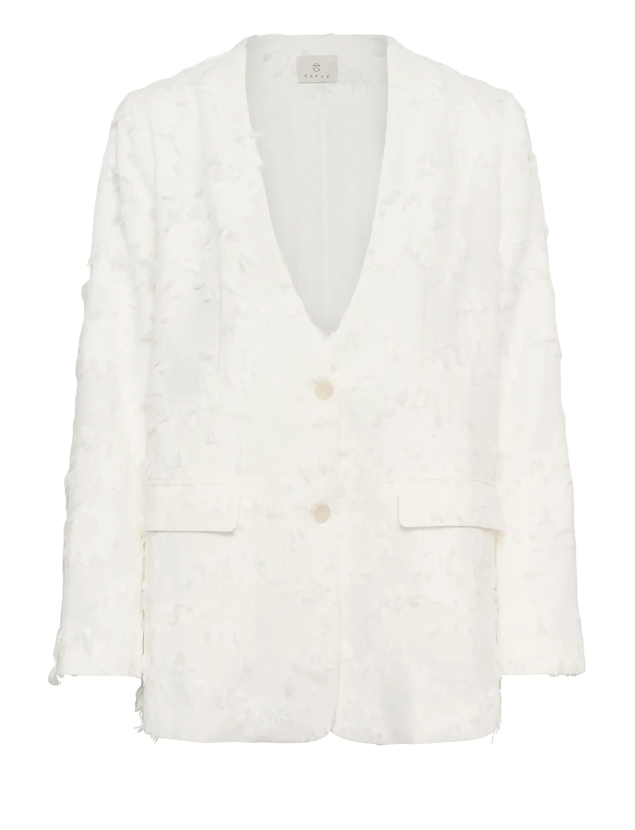 Kaffe - KAlena Blazer - single breasted blazers - chalk - 1