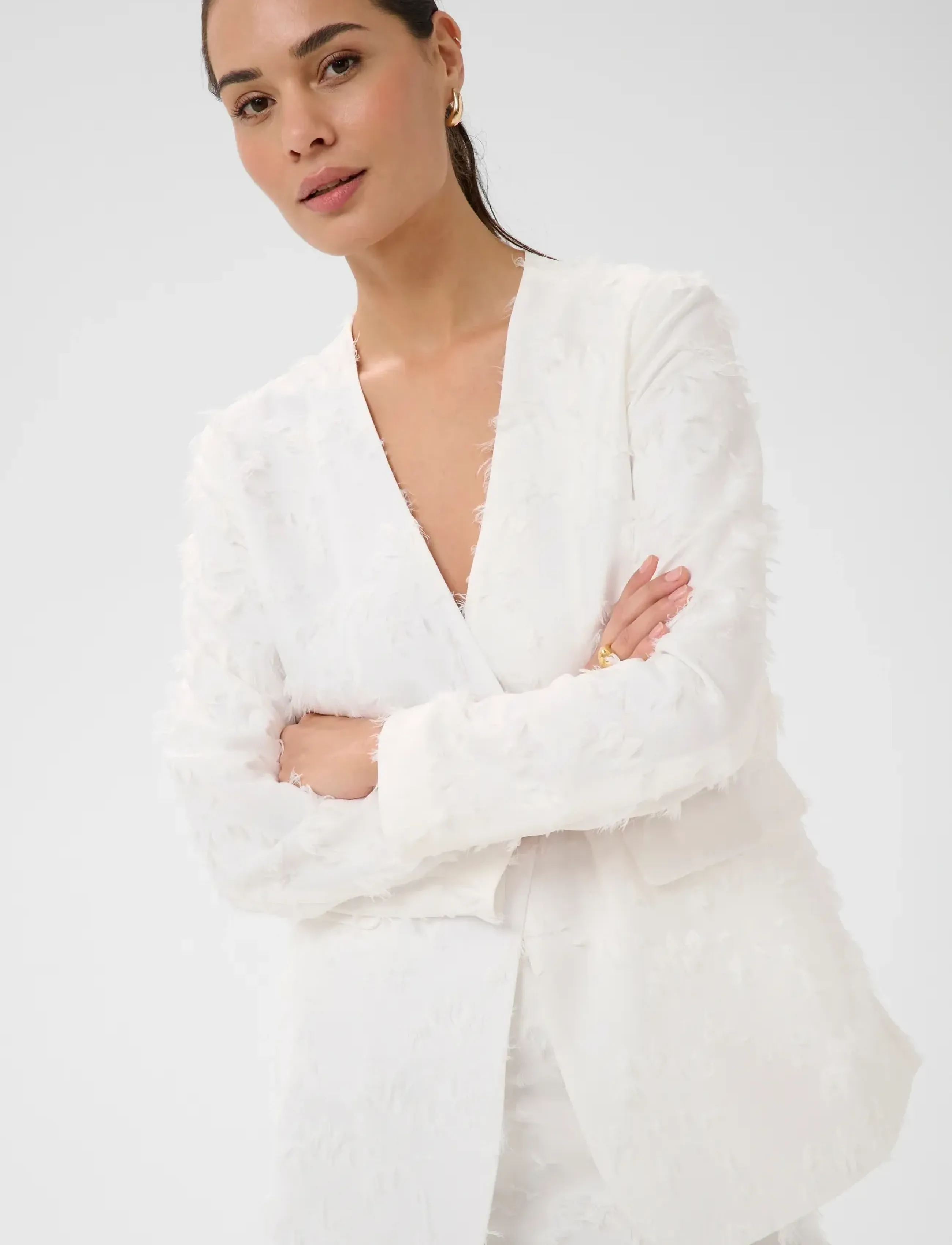 Kaffe - KAlena Blazer - festmode zu outlet-preisen - chalk - 5