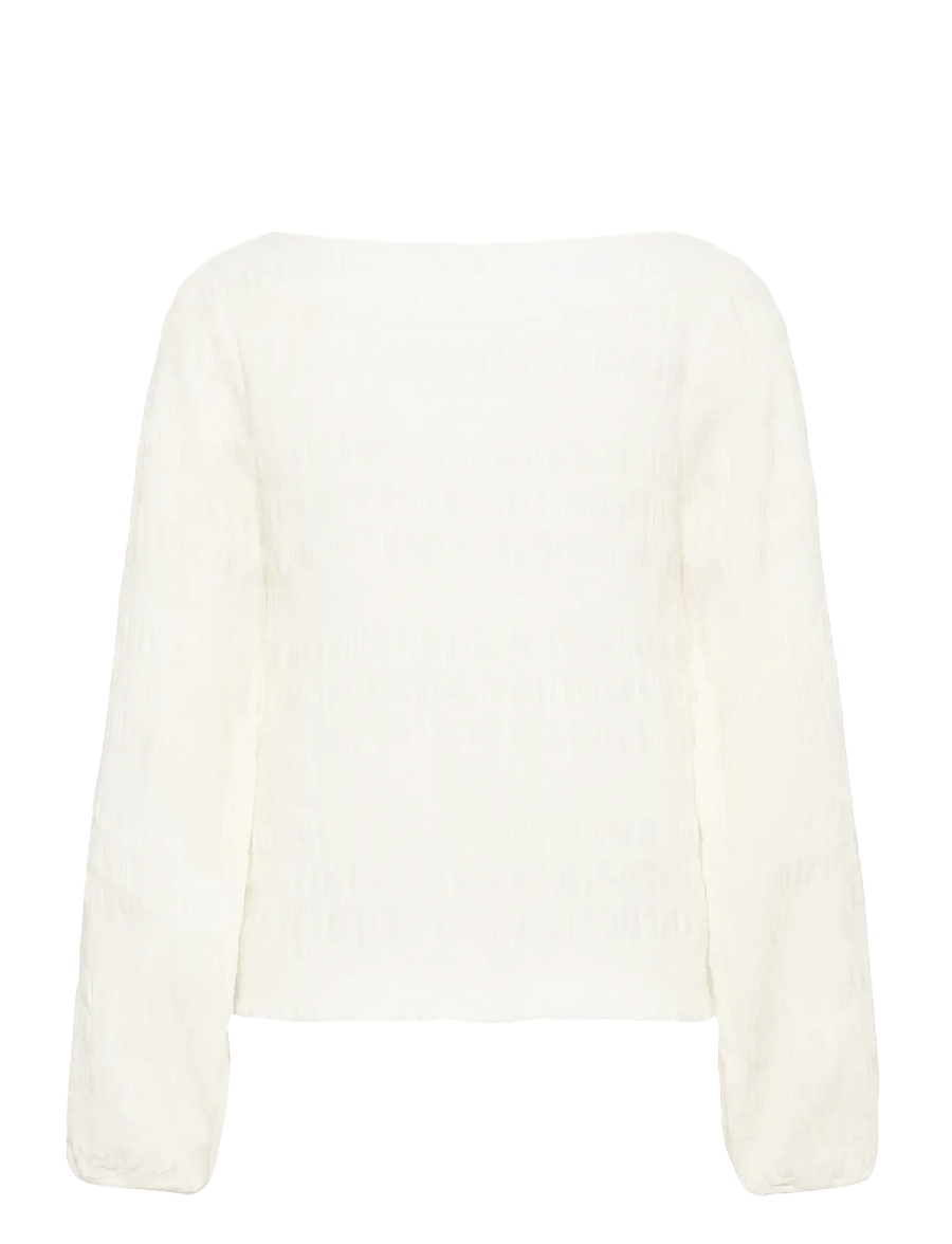 Kaffe - KAkourtney Blouse - langærmede bluser - chalk - 2