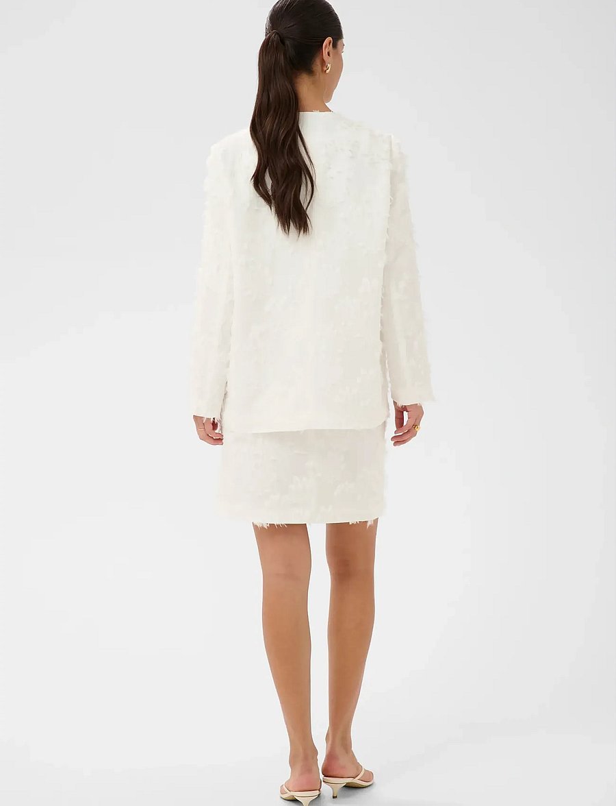 Kaffe - KAkourtney Blouse - langærmede bluser - chalk - 4