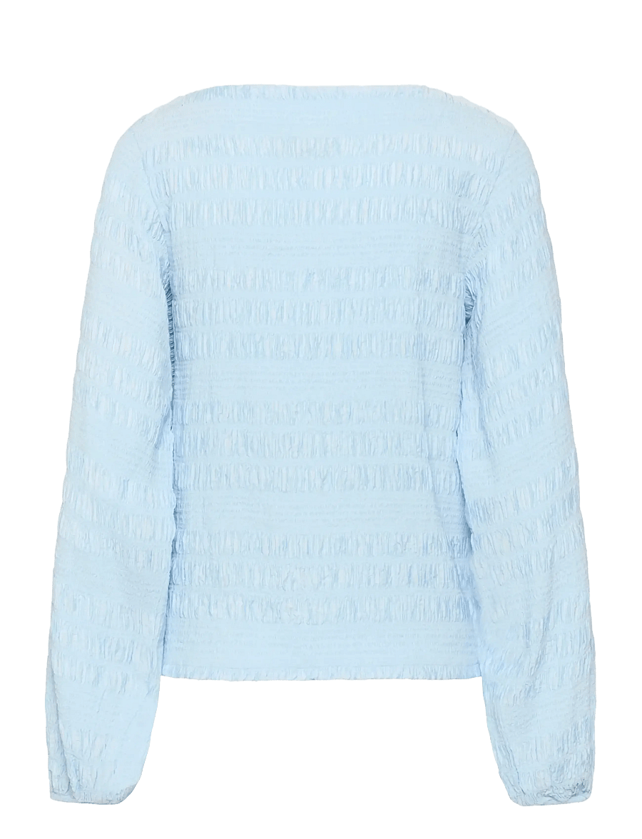 Kaffe - KAkourtney Blouse - long sleeved blouses - nantucket breeze - 2