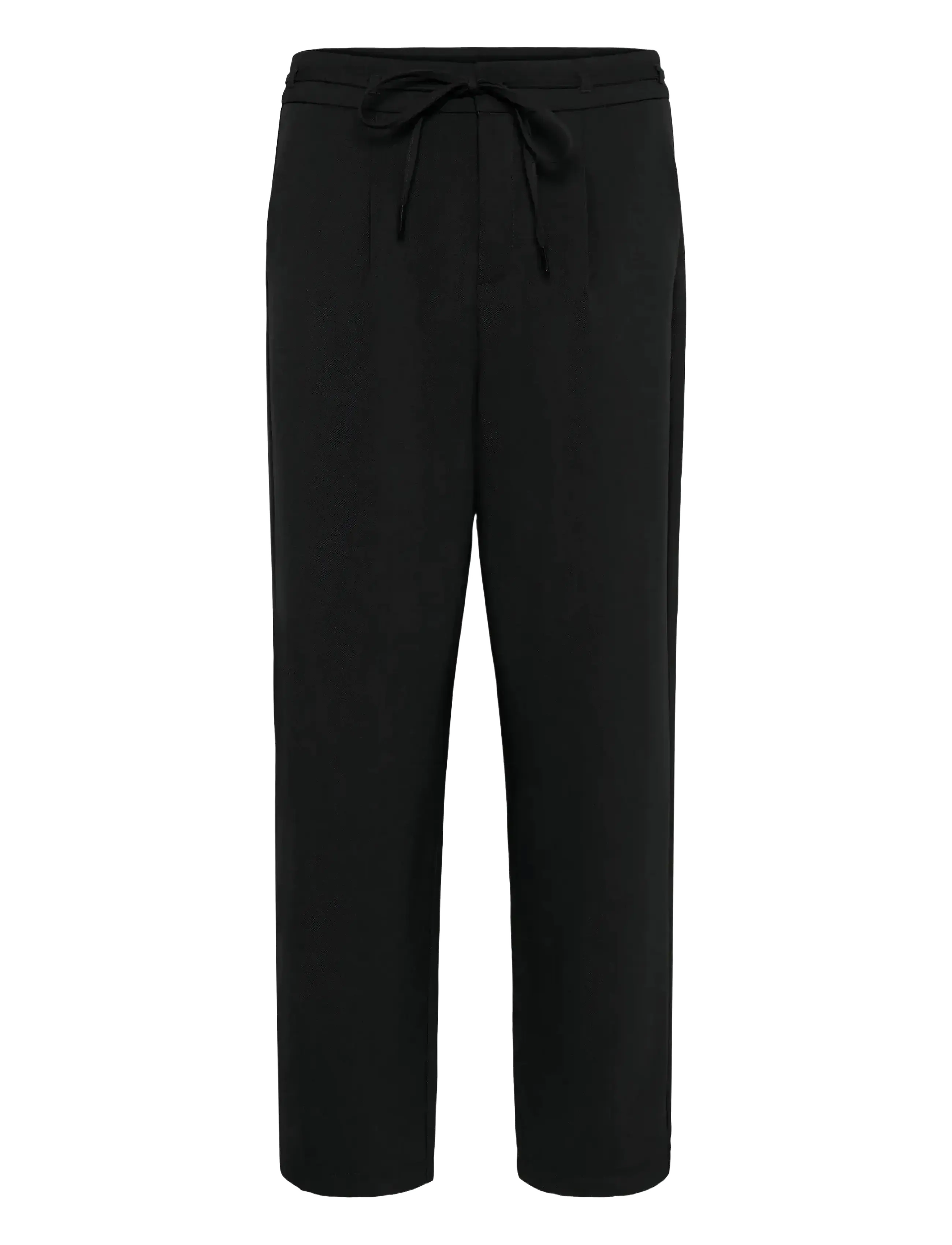 Kaffe KAmerle Belt Pants - Bukser - BLACK DEEP / black