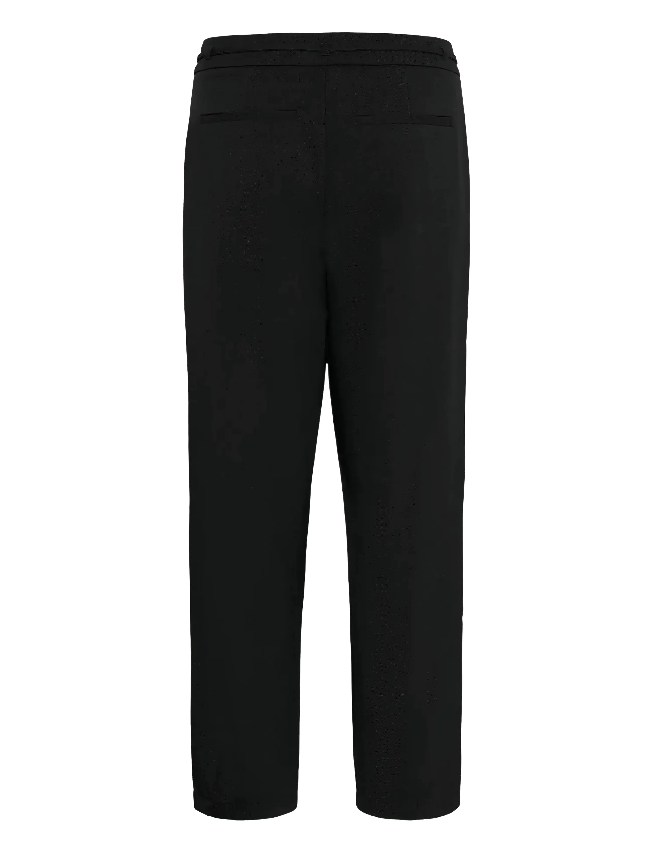 Kaffe - KAmerle Belt Pants - suorat housut - black deep - 2