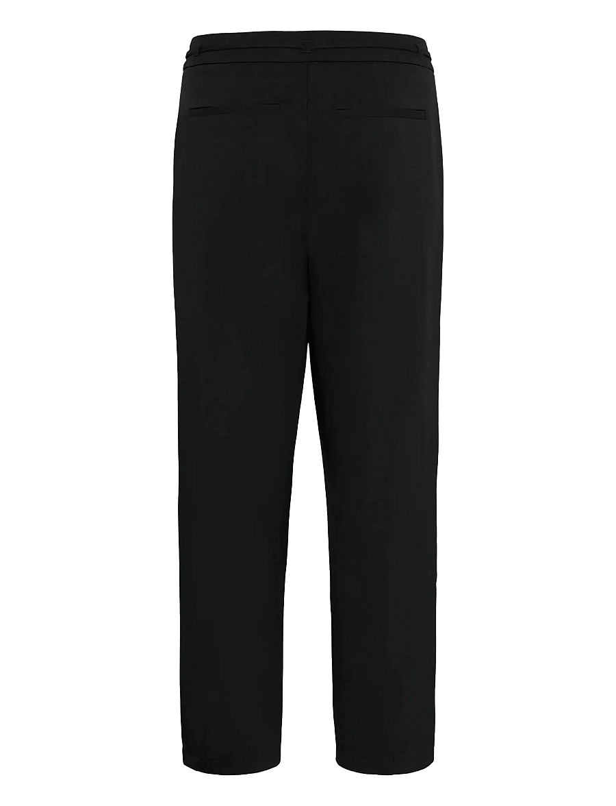Kaffe - KAmerle Belt Pants - raka byxor - black deep - 2