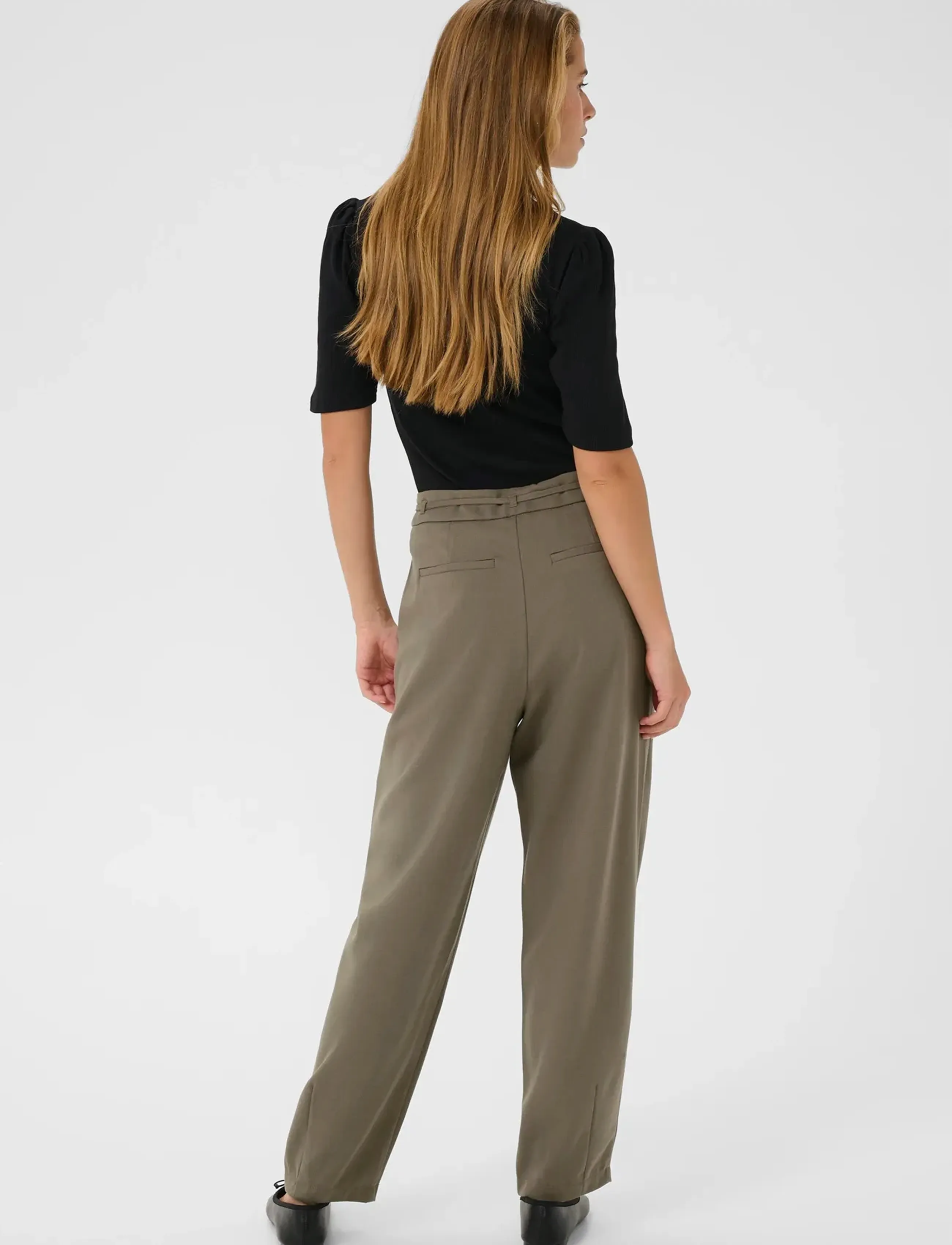 Kaffe Kamerle Belt Pants kostymbyxor dam – bild 3