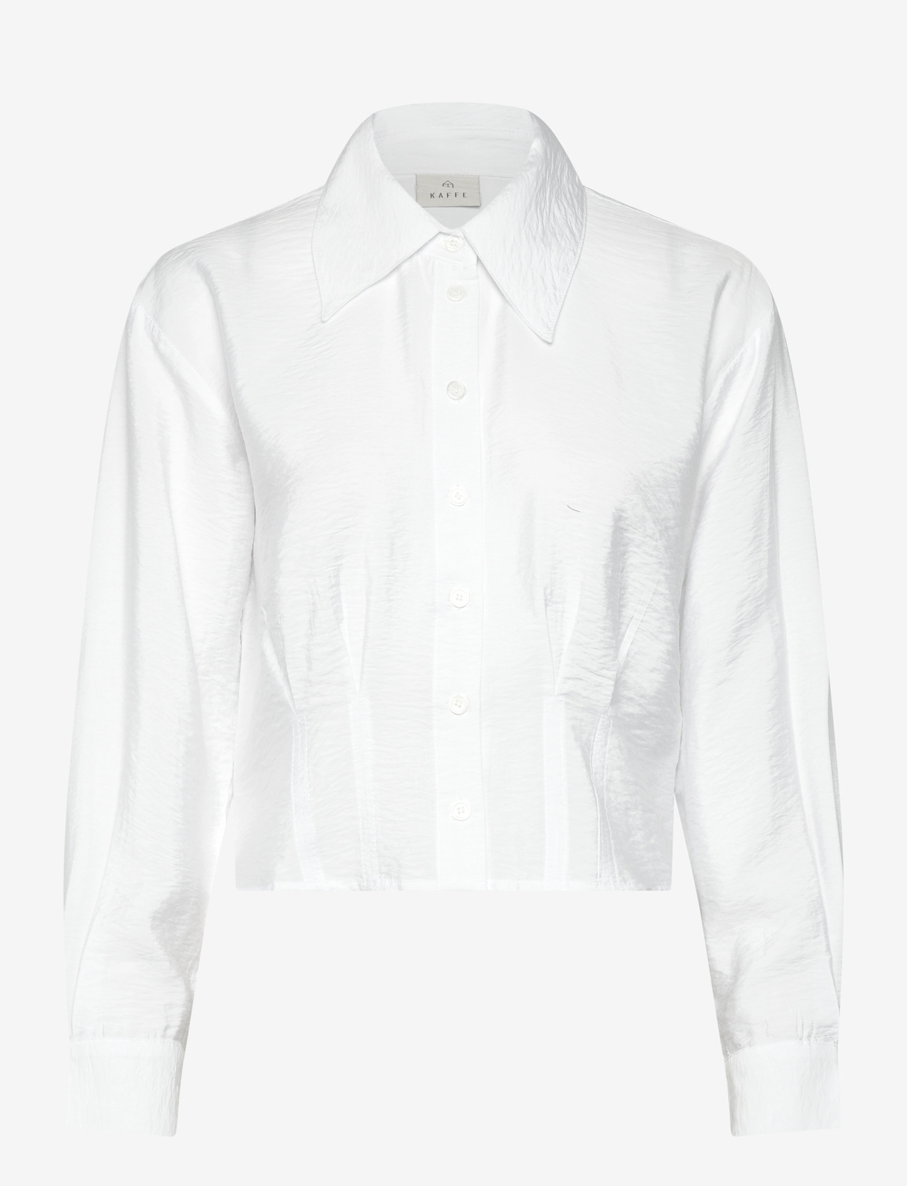 Kaffe - KAkendall Shirt - långärmade skjortor - optical white - 0
