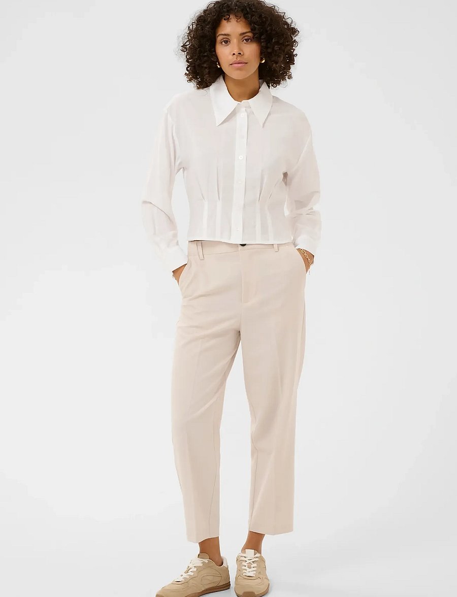 Kaffe - KAkendall Shirt - langærmede skjorter - optical white - 3