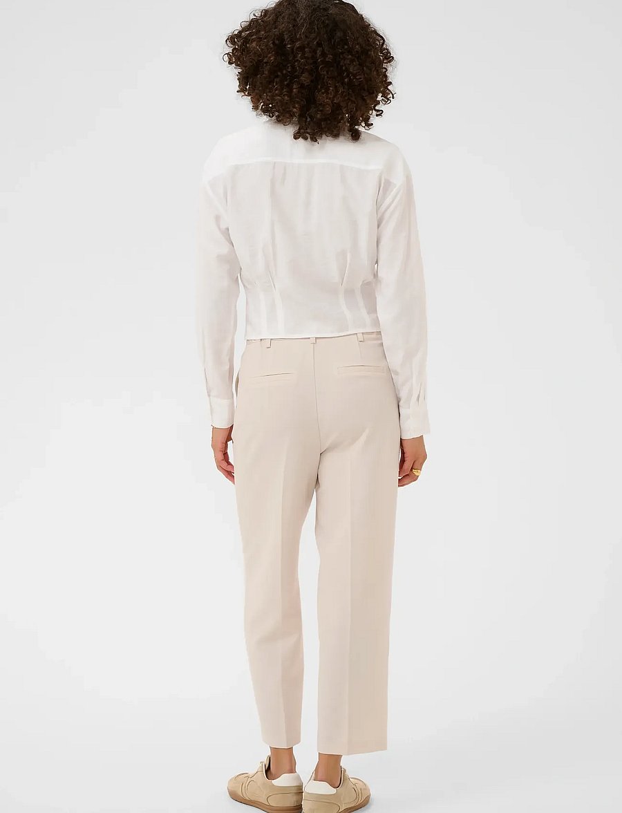 Kaffe - KAkendall Shirt - langærmede skjorter - optical white - 4
