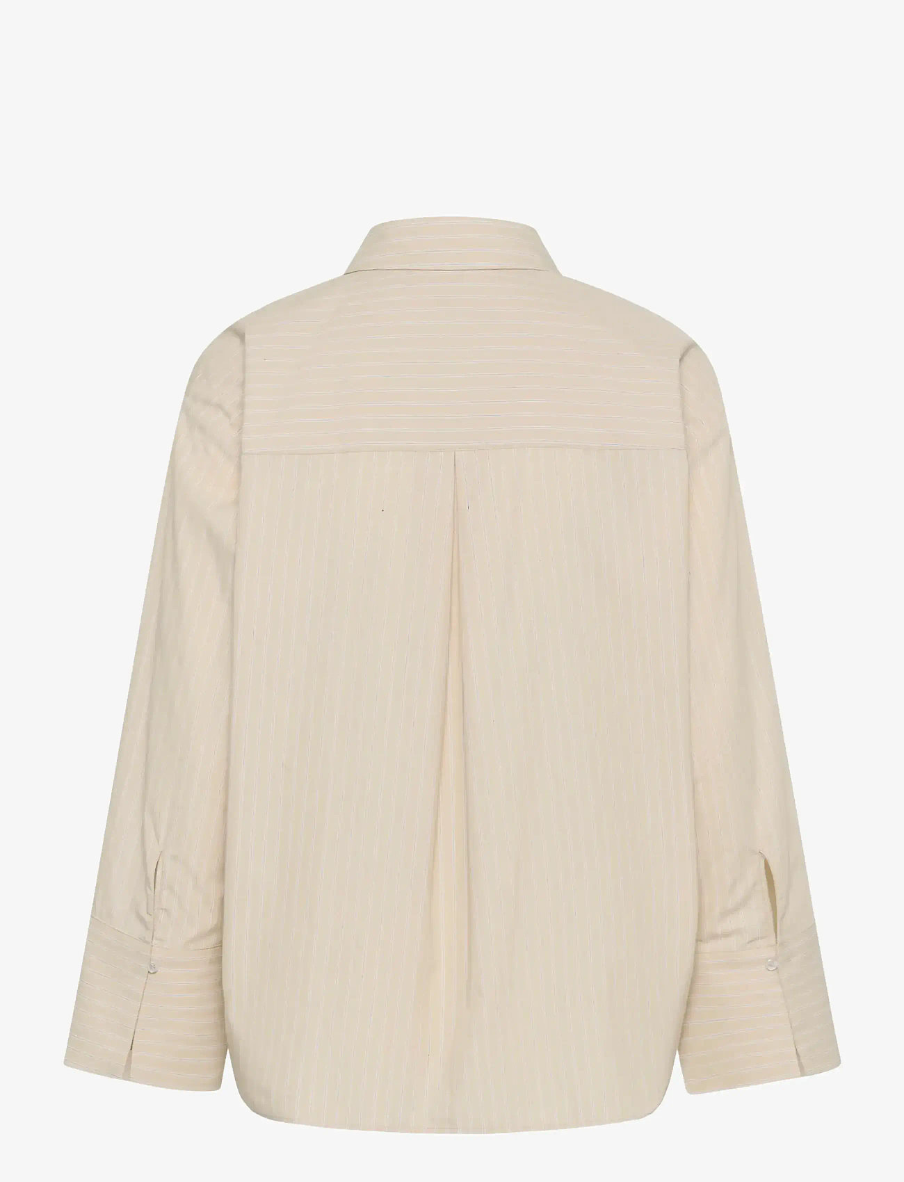 Kaffe - KAjosie Shirt - långärmade skjortor - feather grey stripe - 1