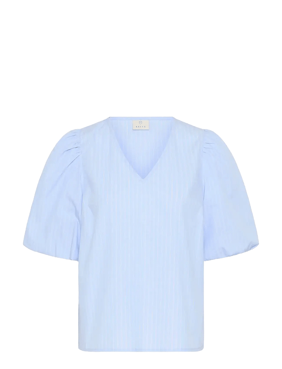 Kaffe - KAjosie Blouse - kortærmede bluser - nantucket breeze stripe - 1