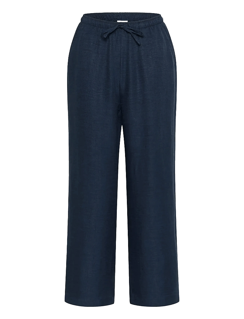 Kaffe - KAellen Pants - hosen mit weitem bein - mood indigocc - 1