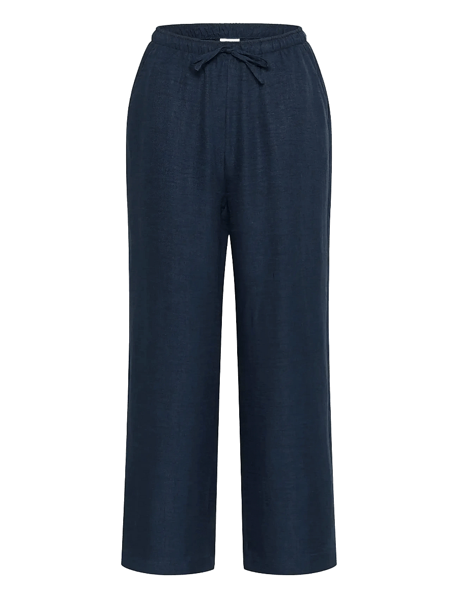 Kaffe - KAellen Pants - hosen mit weitem bein - mood indigocc - 1