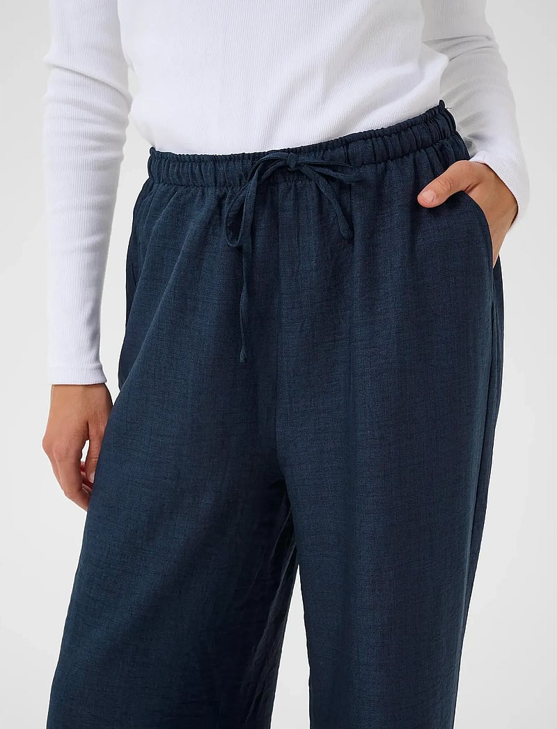 Kaffe - KAellen Pants - hosen mit weitem bein - mood indigocc - 5