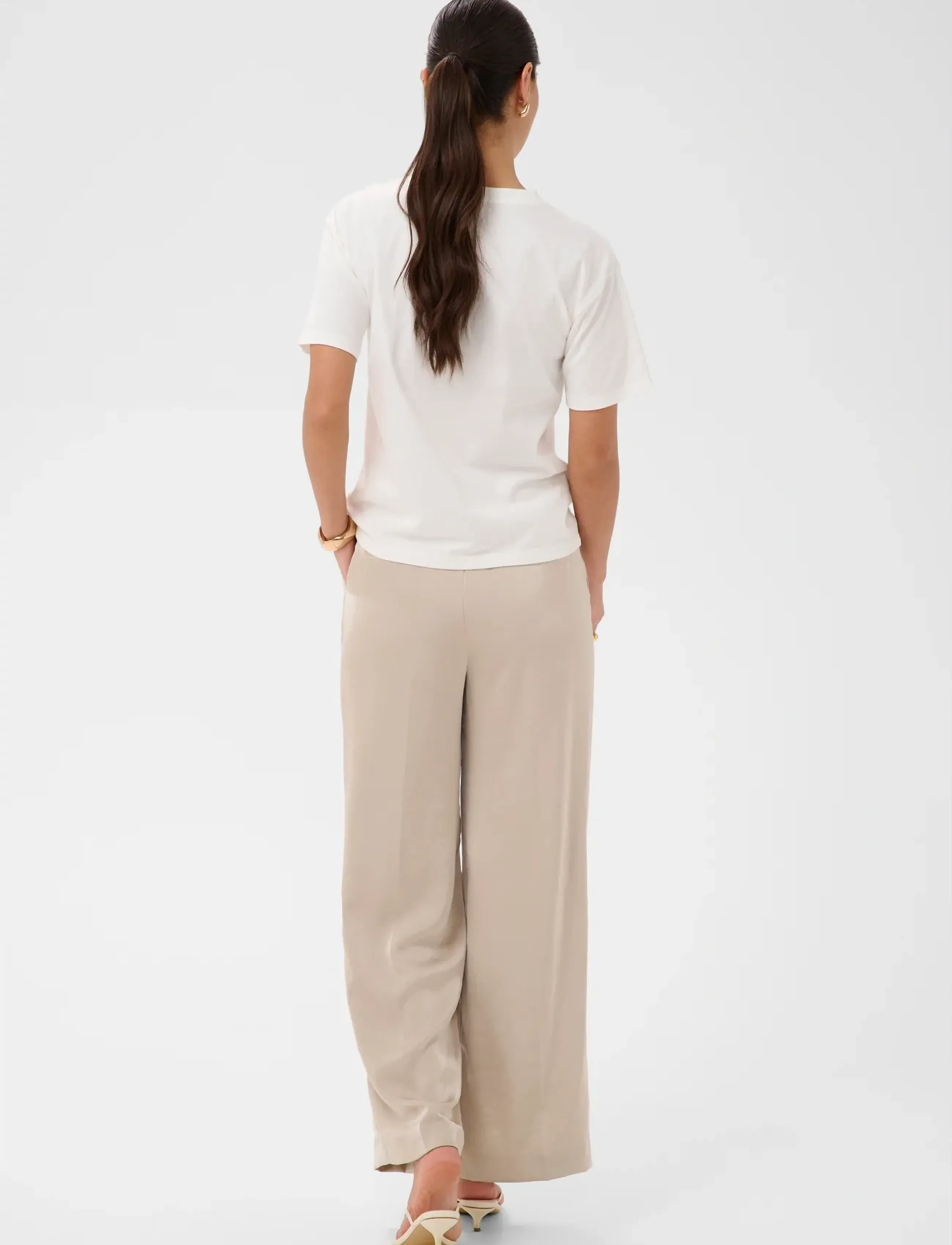 Kaffe - KArosie Tee - t-shirts - chalk - 4