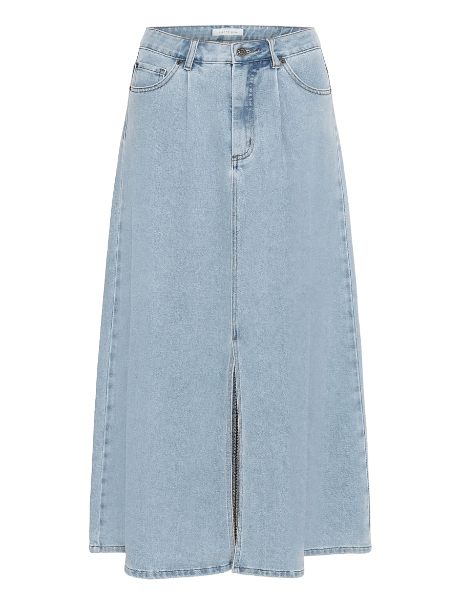 Kaffe - KAminna Denim Skirt - denim skirts - light blue washed denim - 1