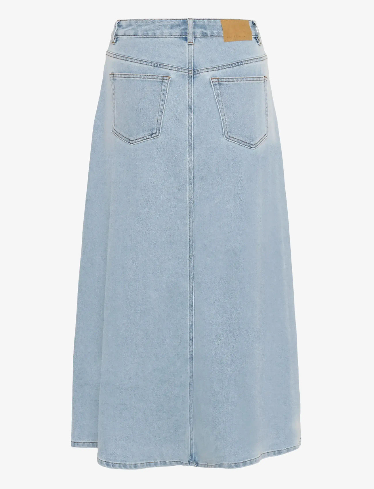 Kaffe - KAminna Denim Skirt - denimnederdele - light blue washed denim - 2