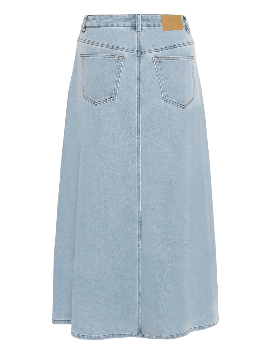 Kaffe - KAminna Denim Skirt - denim skirts - light blue washed denim - 2