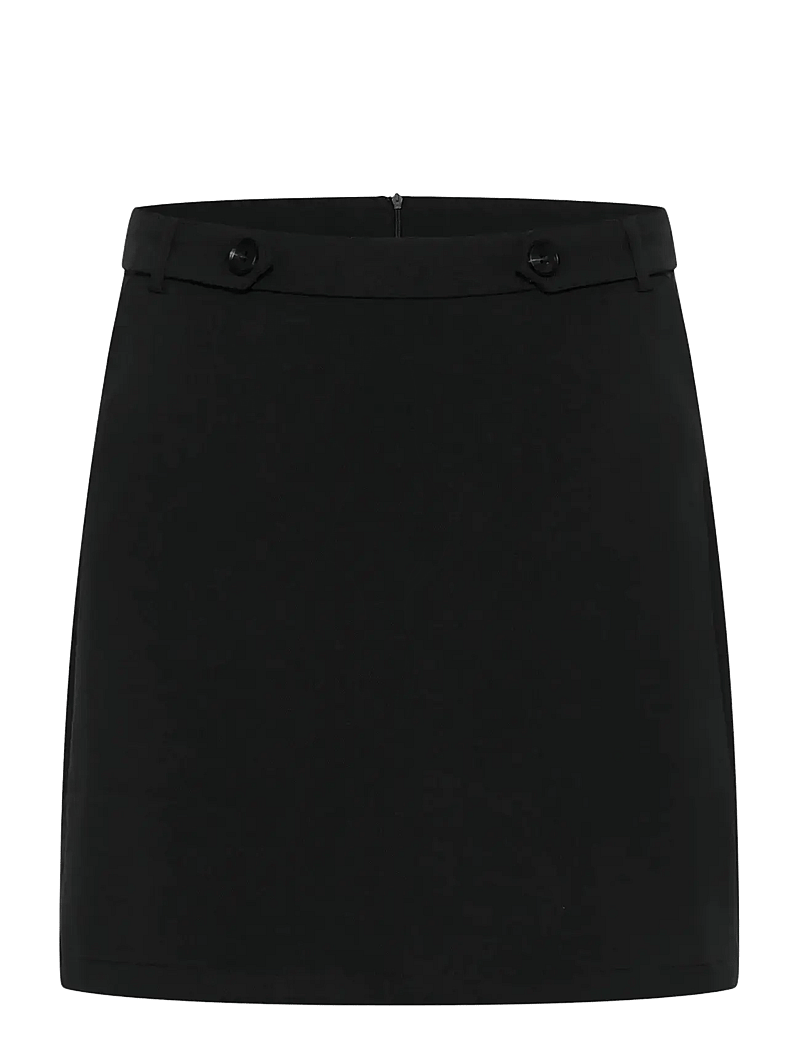 Kaffe - KAmerle Button Skirt - korte nederdele - black deep - 1