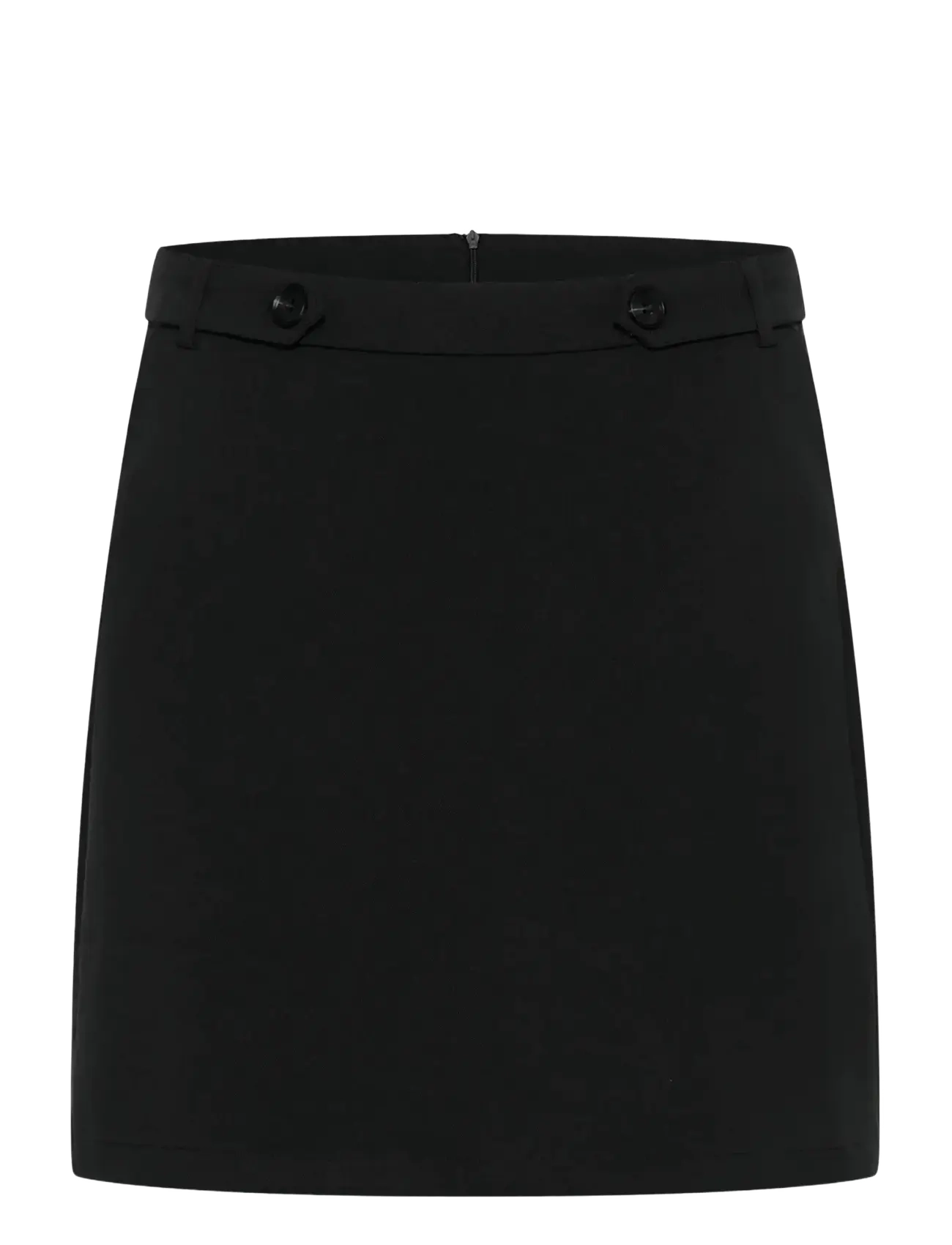 Kaffe KAmerle Button Skirt - Nederdele - BLACK DEEP / black