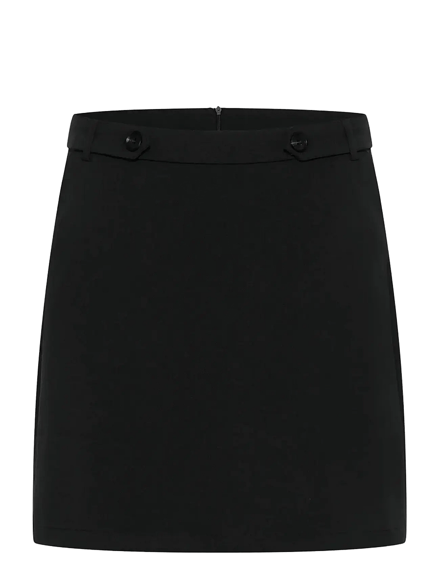 Kaffe - KAmerle Button Skirt - kurze röcke - black deep - 1