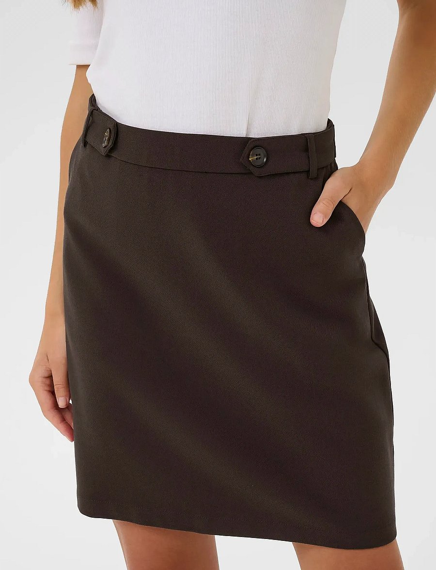Kaffe - KAmerle Button Skirt - korta kjolar - java - 5