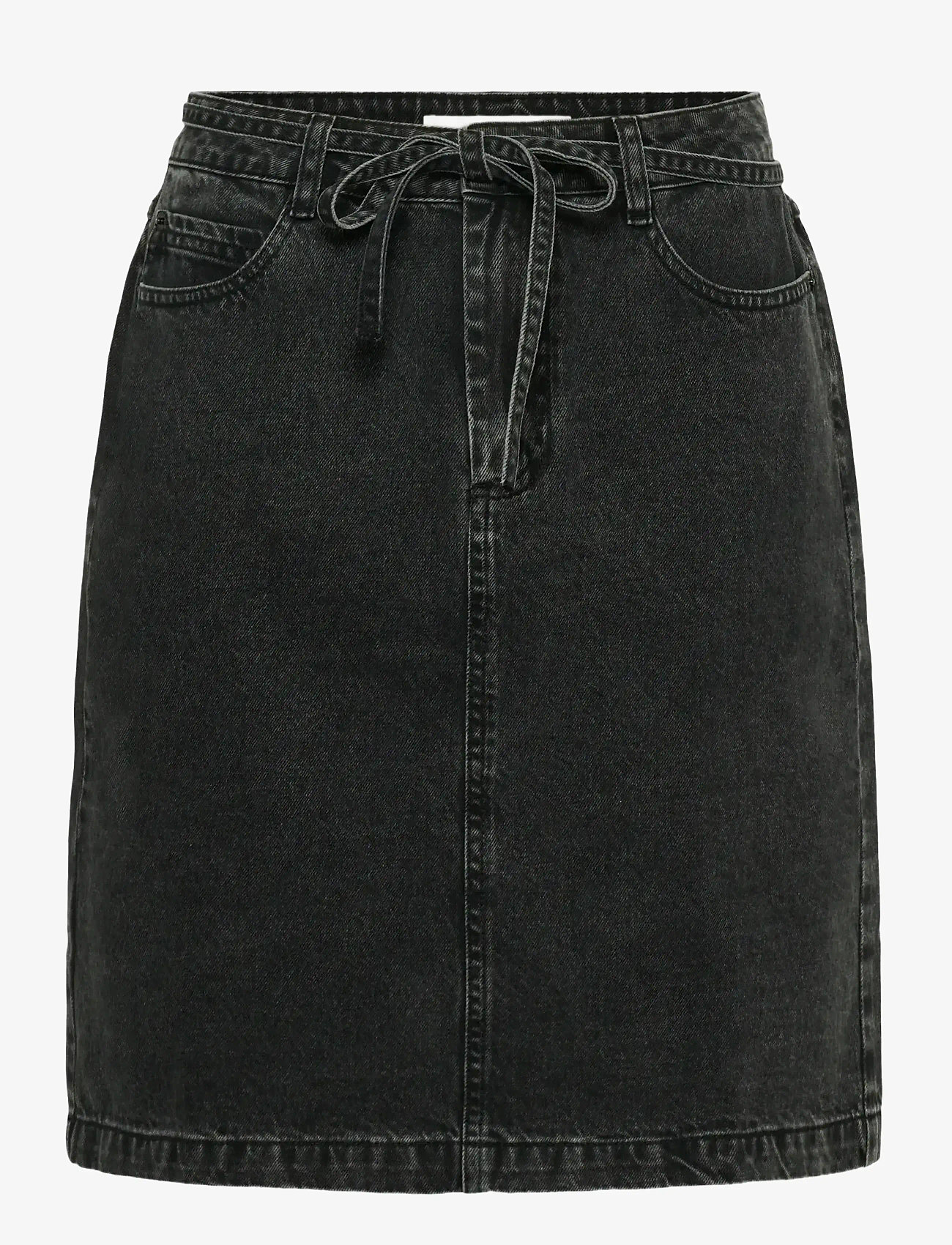 Kaffe - KAcarly Denim Skirt - jeanskjolar - black washed denim - 1