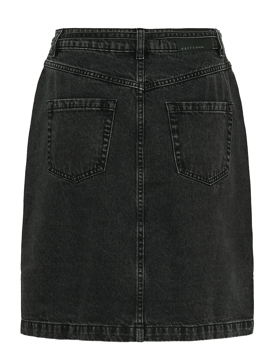 Kaffe - KAcarly Denim Skirt - jeansröcke - black washed denim - 2