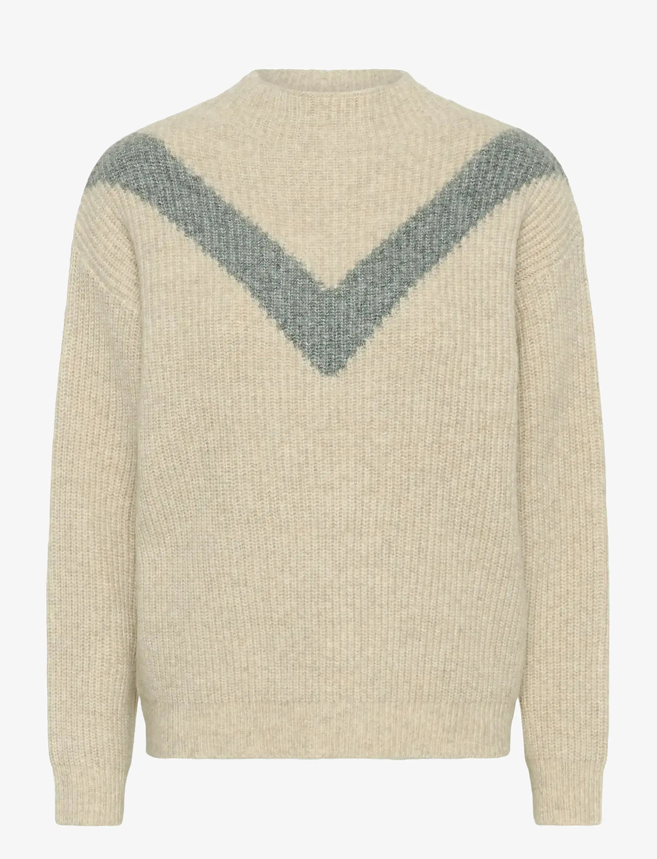 Kaffe - KAelina Pullover - pullover - feather g. mel. w. grey mel. - 1