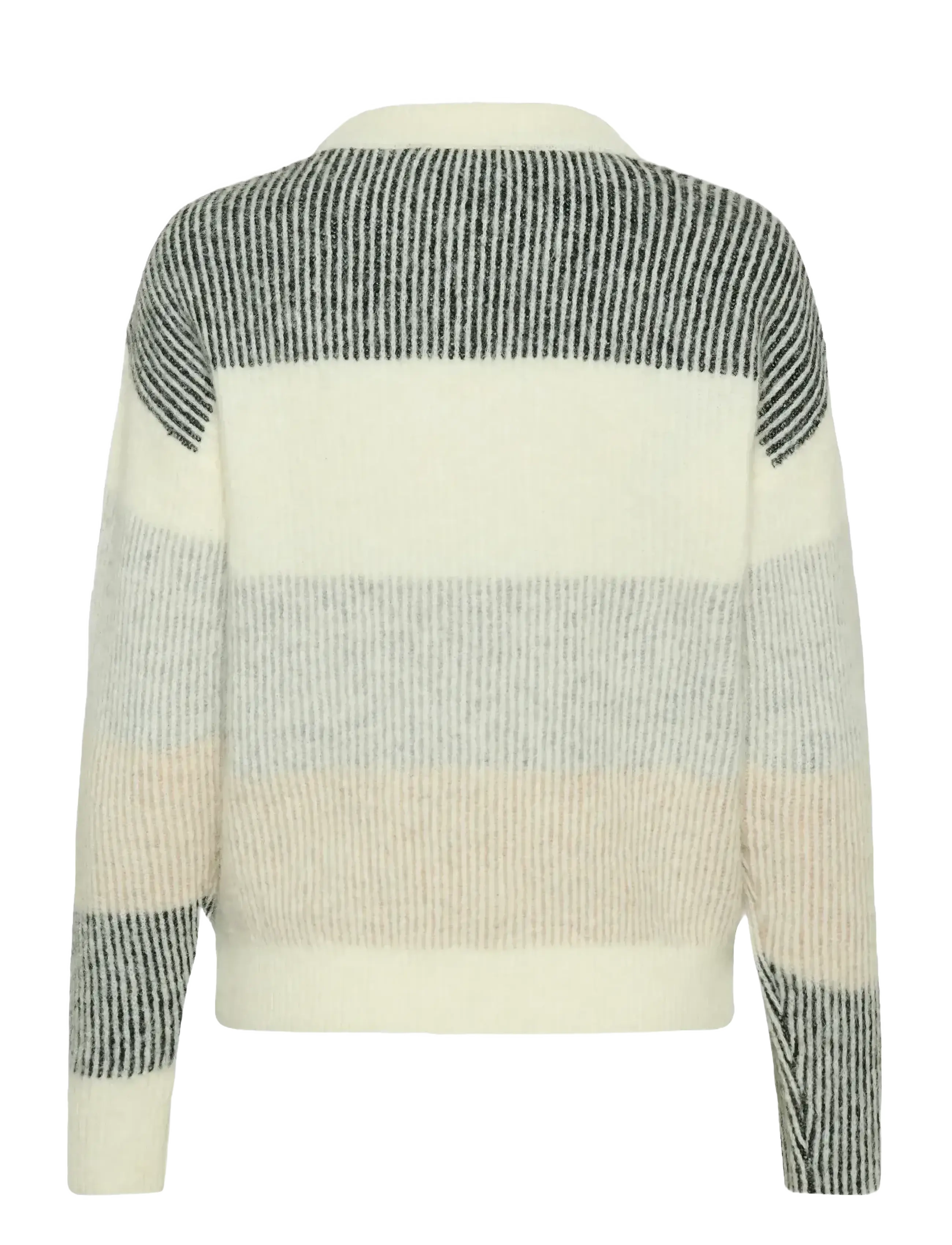 Kaffe - KAneve Crewneck Pullover - pullover - chalk multicolor stripe - 2