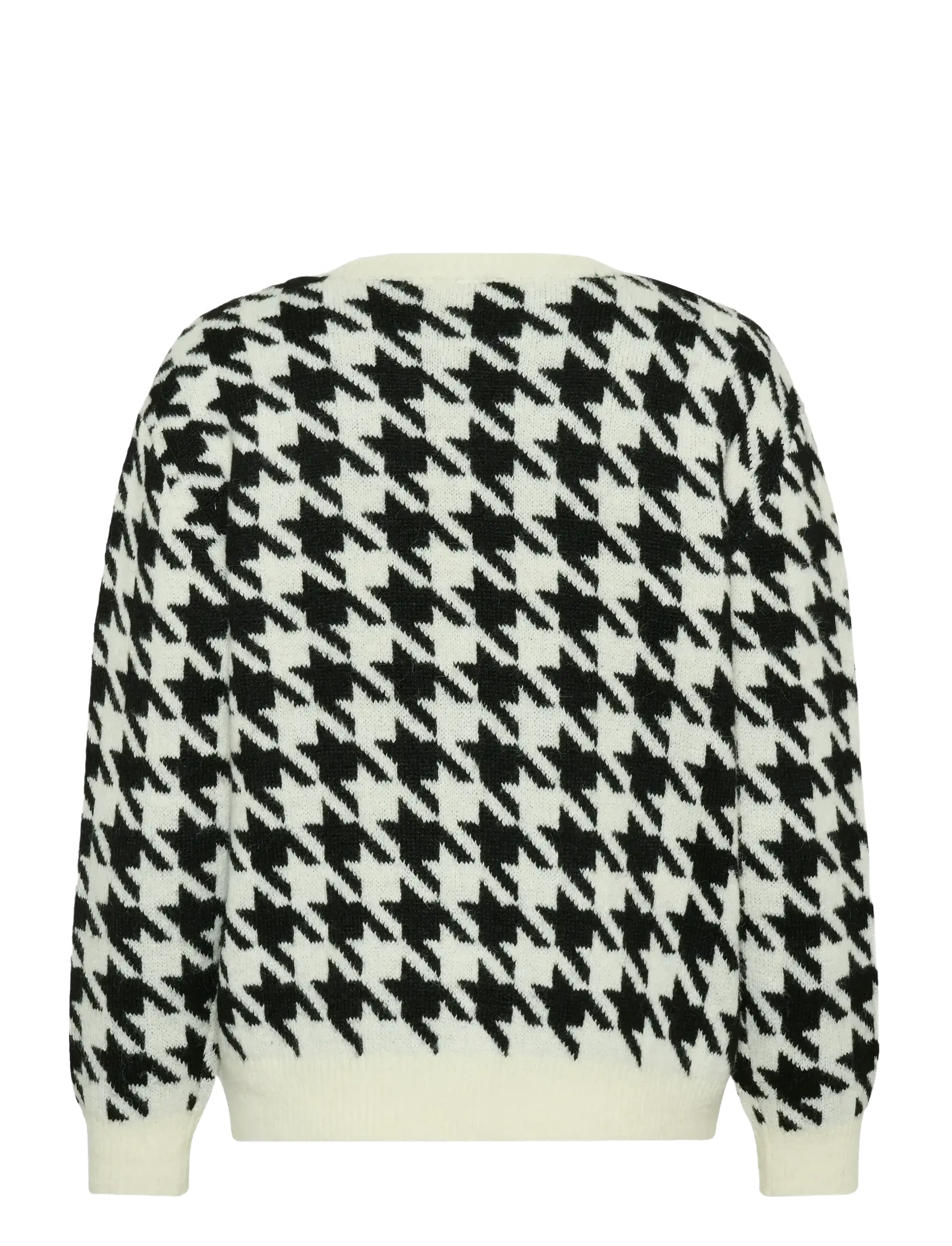 Kaffe - KAcarol Knit Pullover - pullover - chalk/black houndstooth - 2