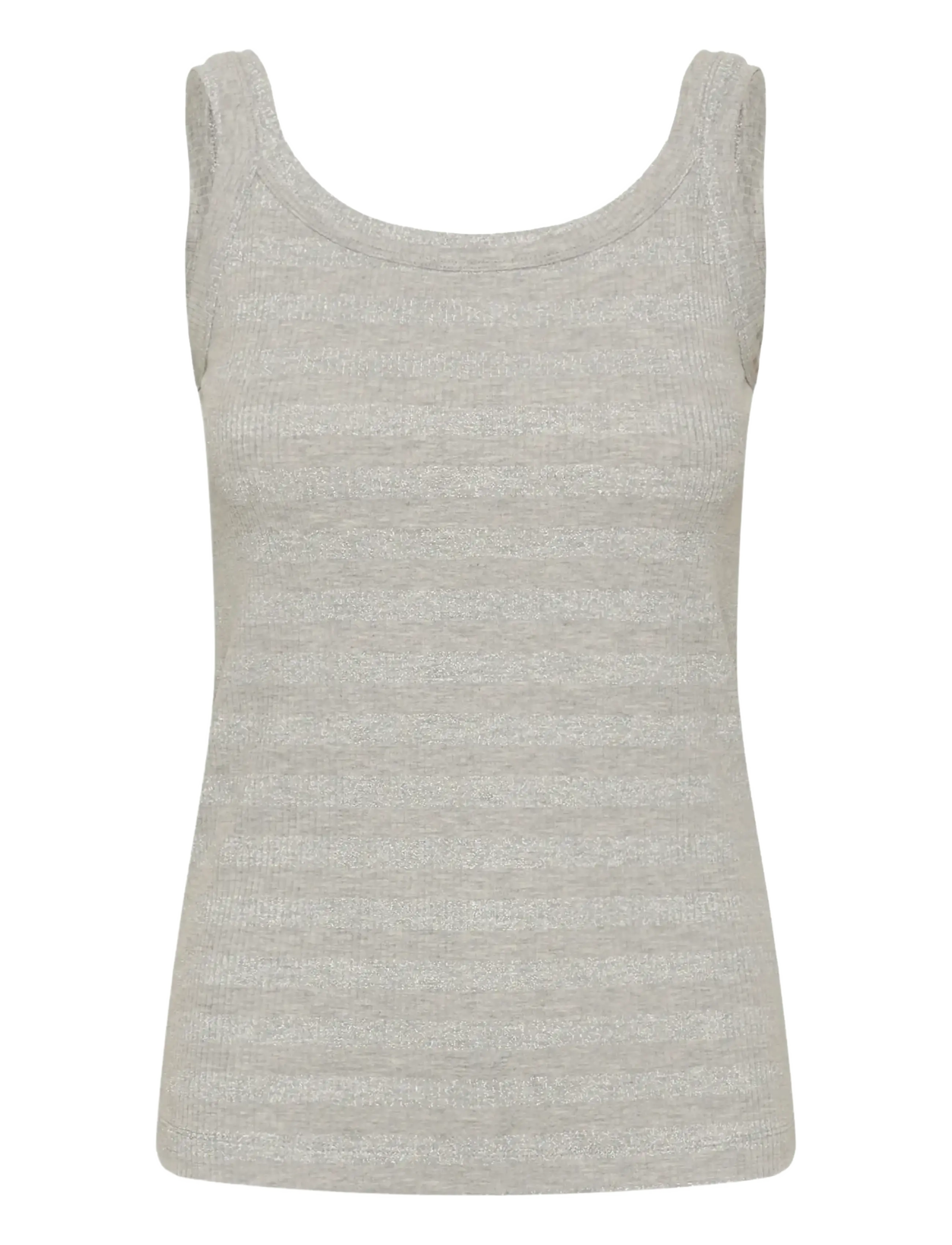 Kaffe KAkarla Top - Kampagne - DARK SILVER / grey