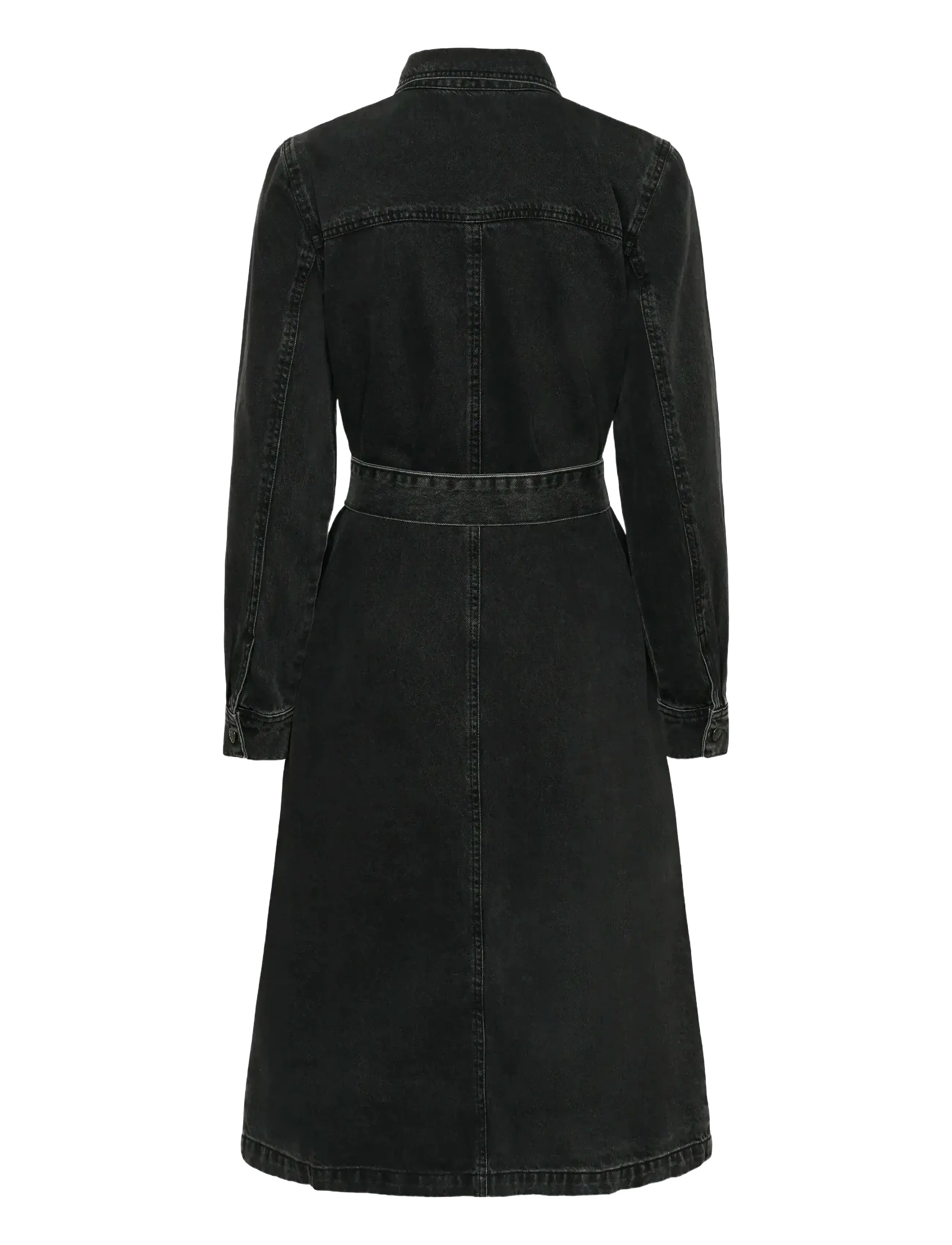 Kaffe - KAcarly Denim Dress - cowboykjoler - black washed denim - 2