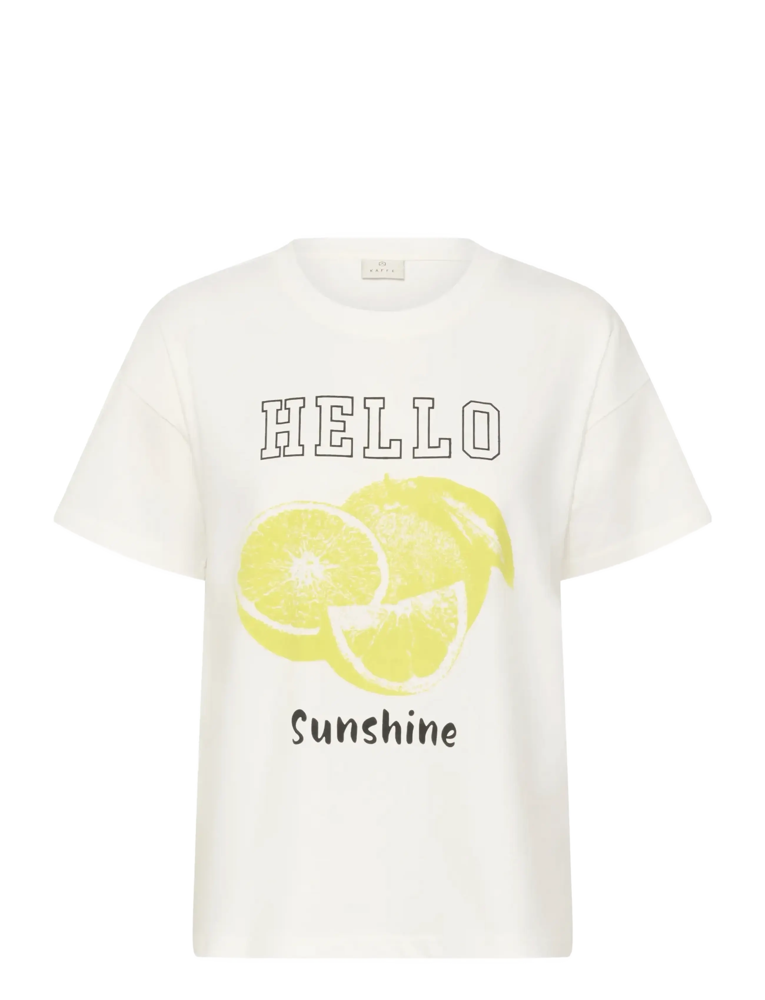 KAFFE Kachelsea T-Shirt Cream - XS - Damen
