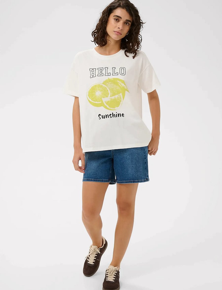 Kaffe - KAchelsea T-Shirt - t-shirts - chalk - 3