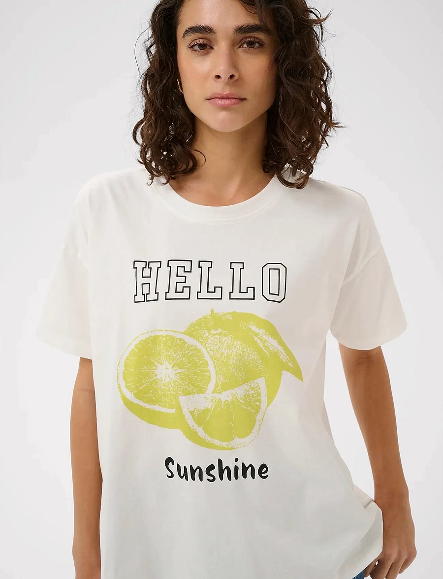 Kaffe - KAchelsea T-Shirt - t-shirts - chalk - 4