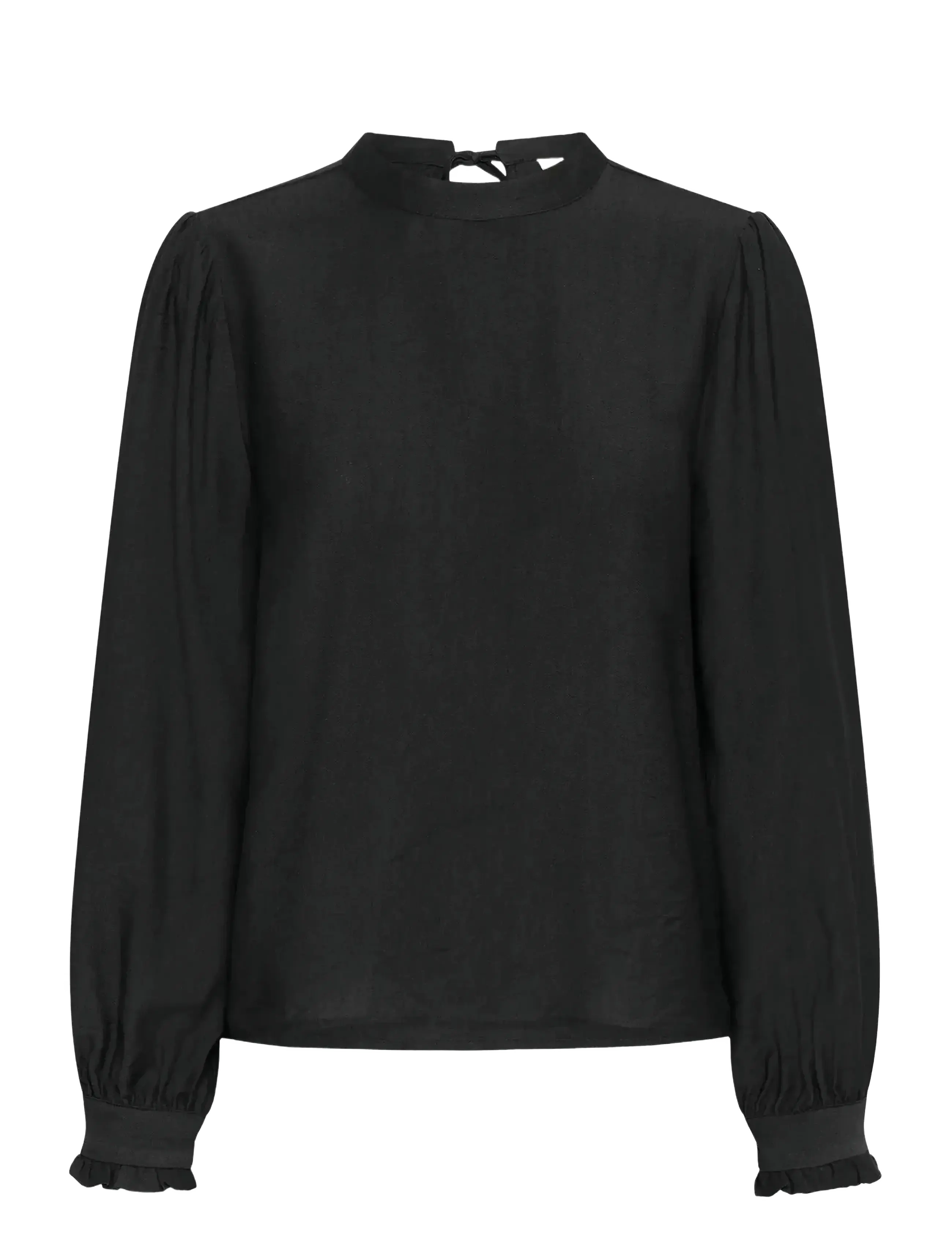 KAFFE Karea Solid Bluse Schwarz - 46 - Damen