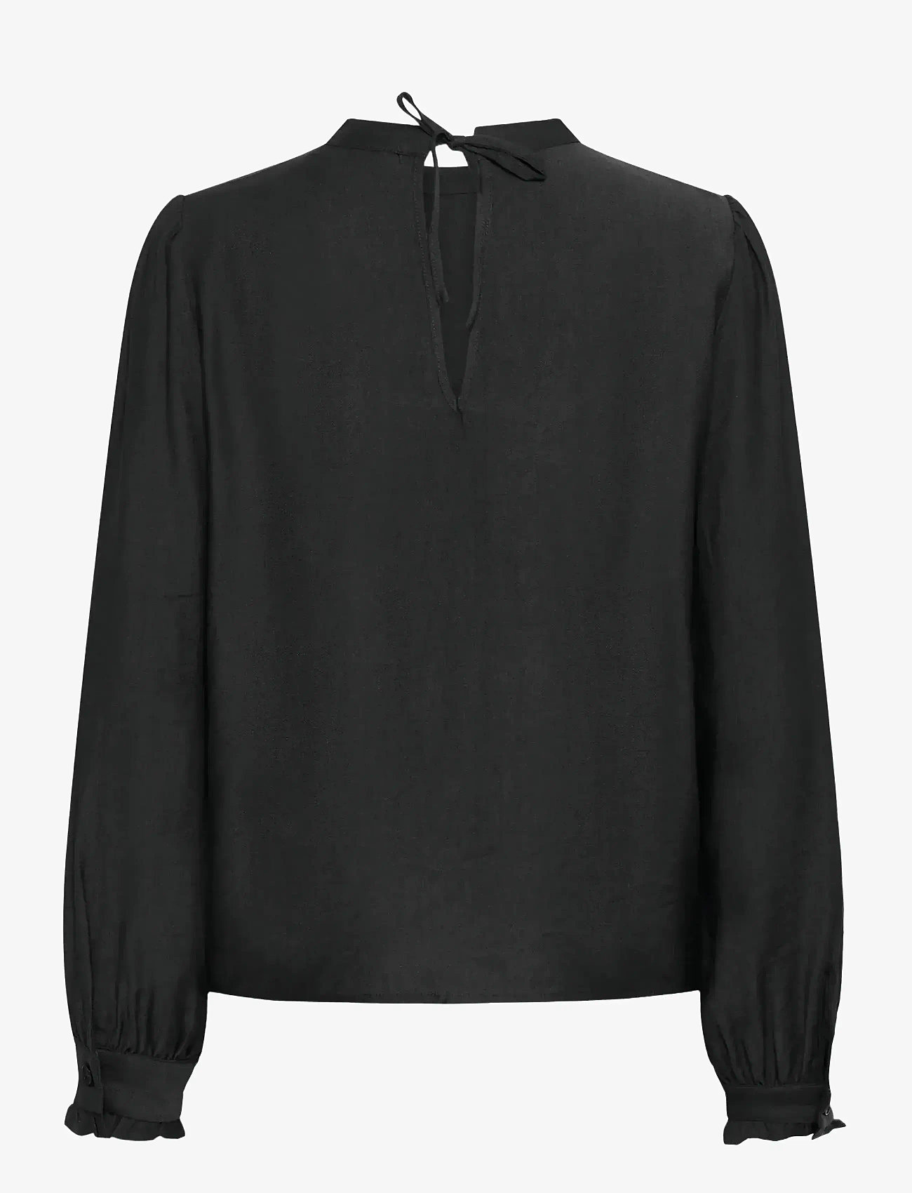 Kaffe - KArea Solid Blouse - langärmlige blusen - black deep cc - 1