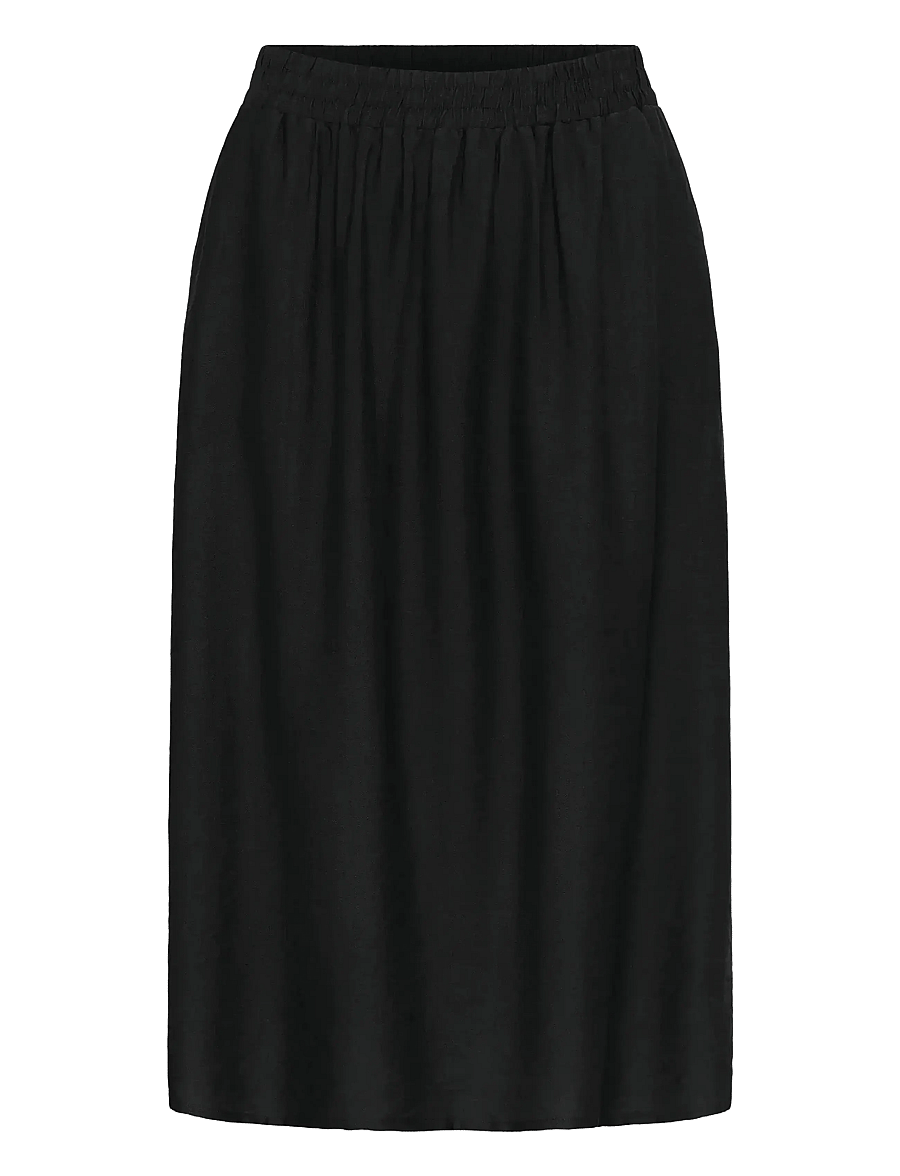Kaffe - KArea Solid Skirt - midi-röcke - black deep cc - 1