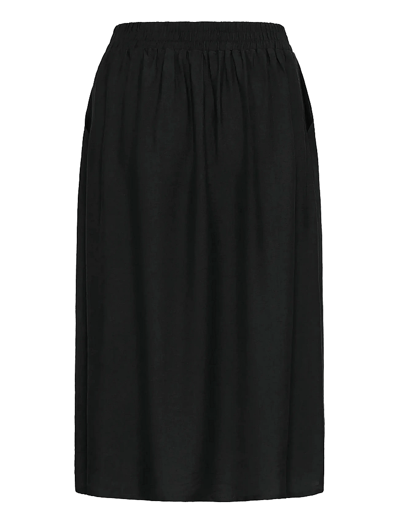 Kaffe - KArea Solid Skirt - midi nederdele - black deep cc - 2