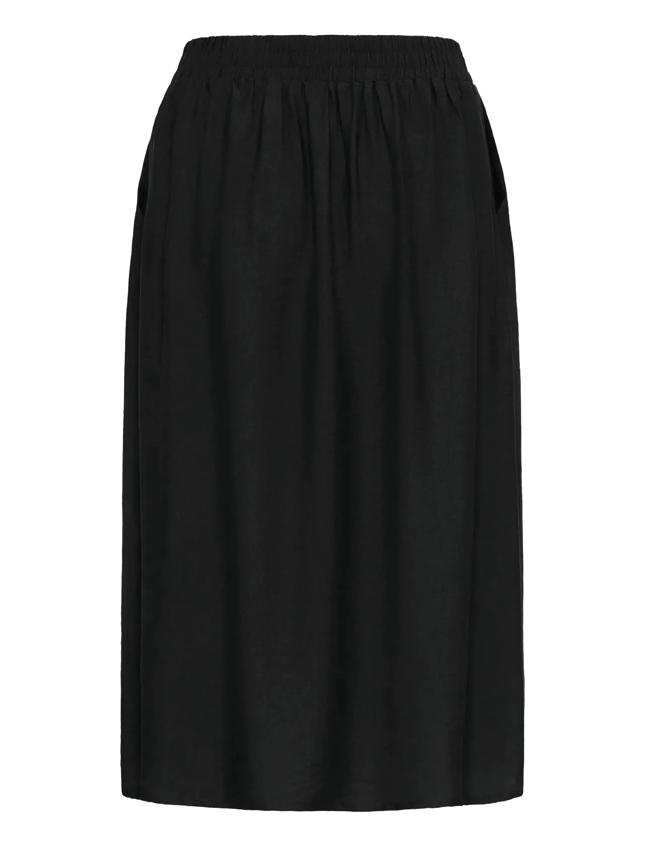 Kaffe - KArea Solid Skirt - midi skirts - black deep cc - 2
