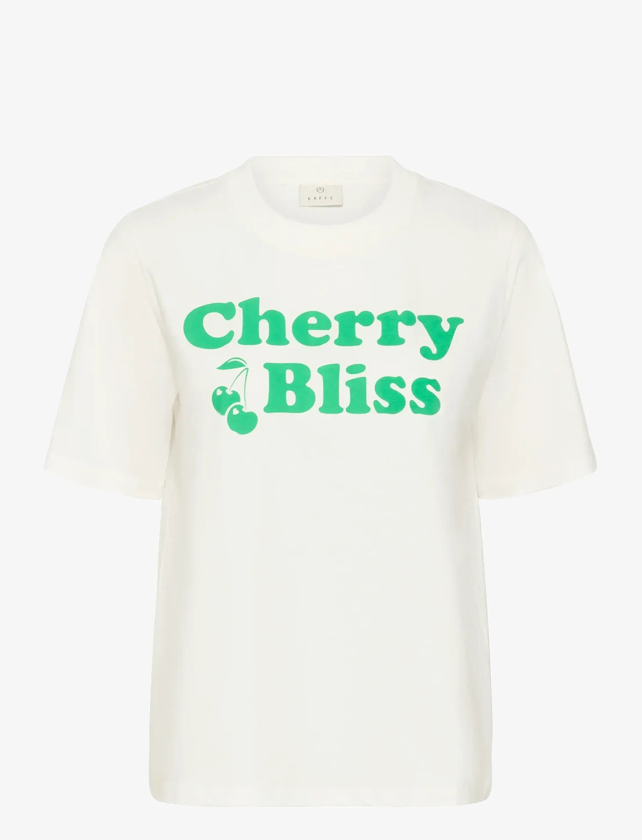 Kaffe - KAcherie T-Shirt - t-shirts - chalk - 1