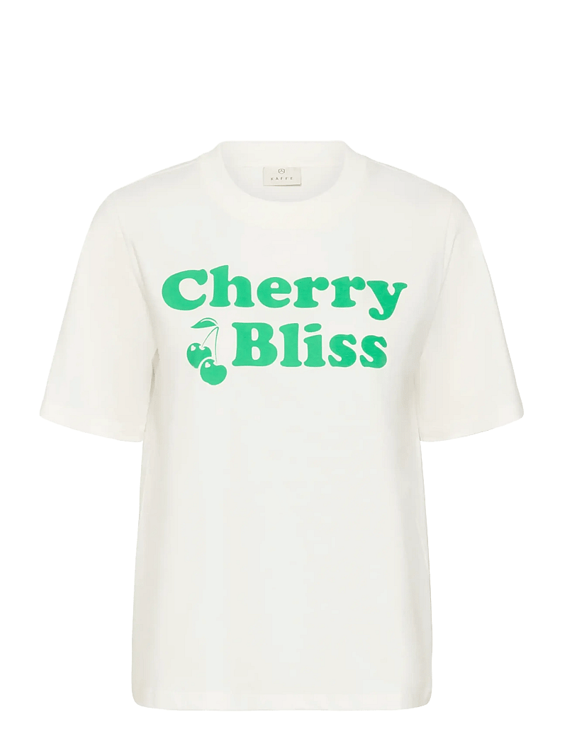 Kaffe - KAcherie T-Shirt - t-shirts - chalk - 1